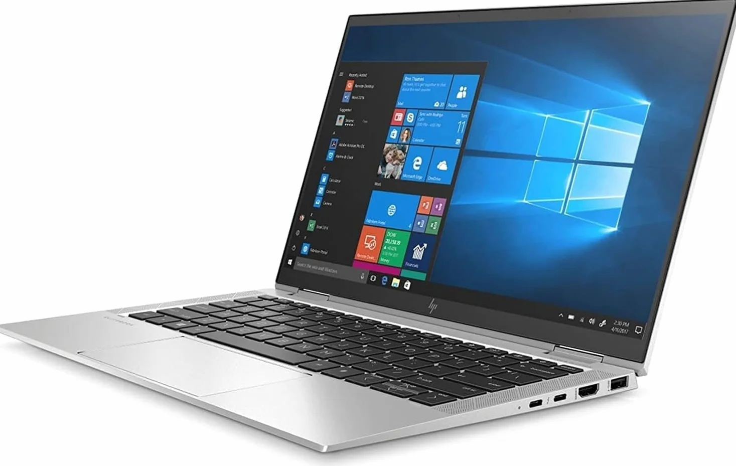 HP EliteBook X360 1030 G7 Ordinateur portable tactile 2 en 1 13,3" FHD Intel Core i5-10310U RAM 16 Go SSD 512 Go Windows 11 Pro Reconditionné