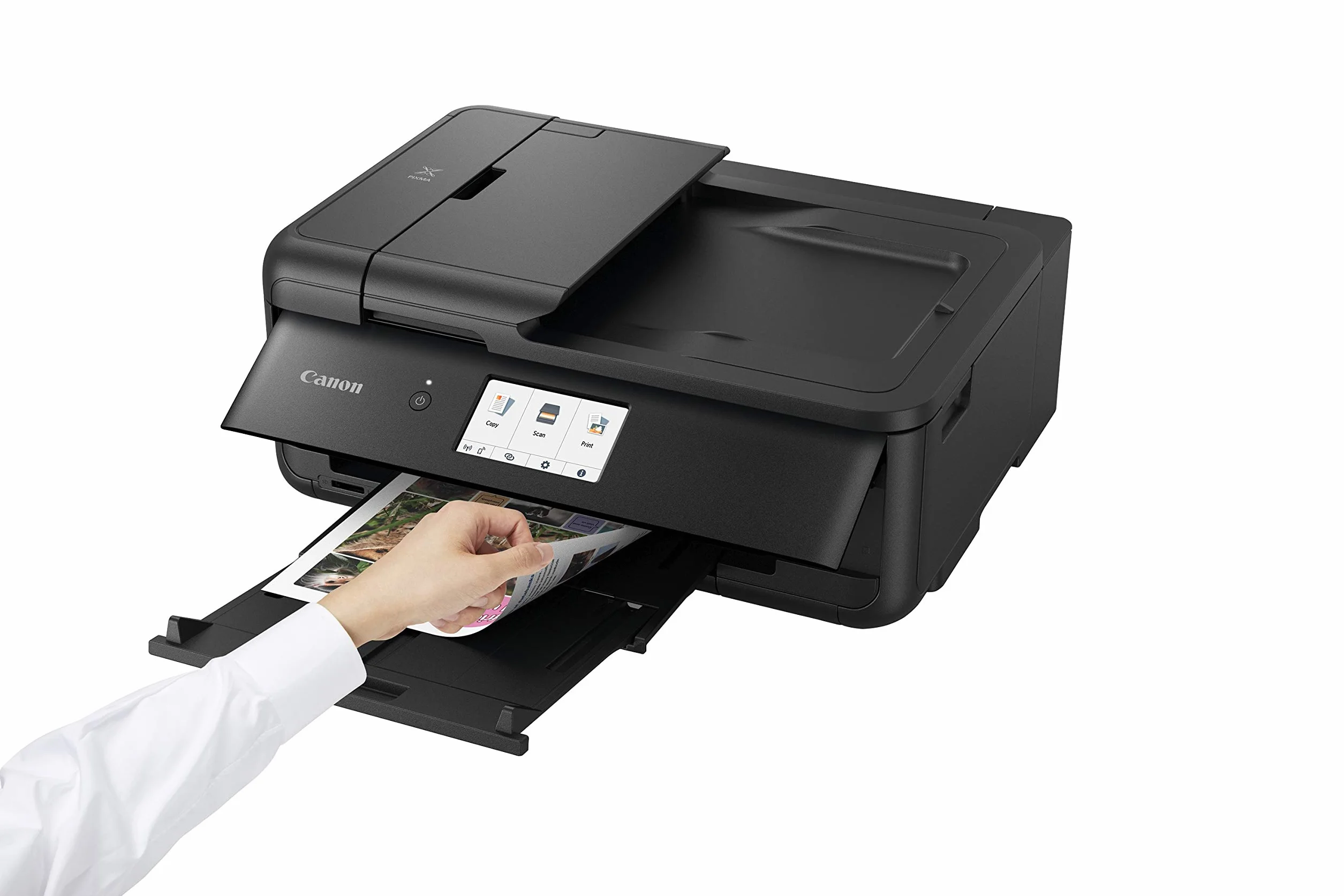 Canon PIXMA TS9550a Imprimante Multifonction Jet d’Encre Couleur A3 A4 WiFi LAN Noir