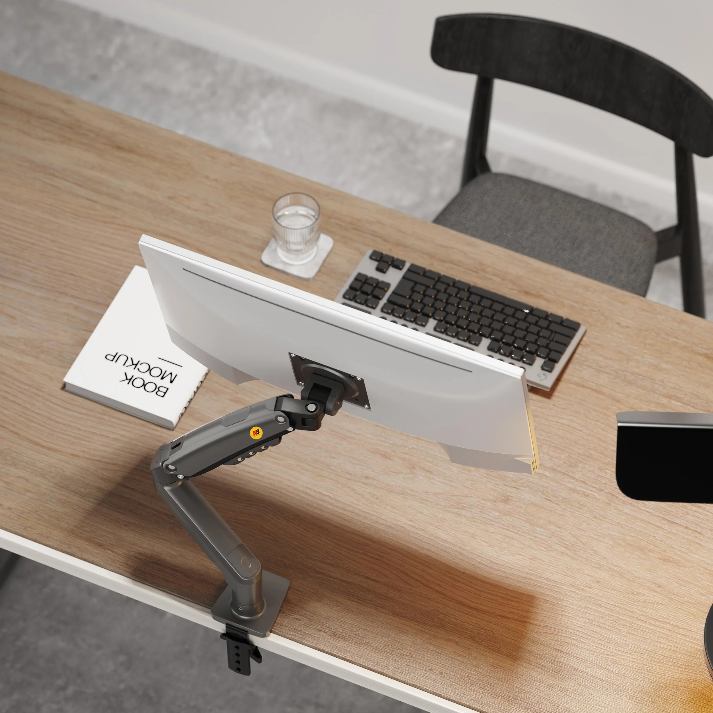 Ergosolid Bras Articulé Support Écran PC Moniteur 17-32 Pouces VESA 75mm 100mm Rotatif 360°
