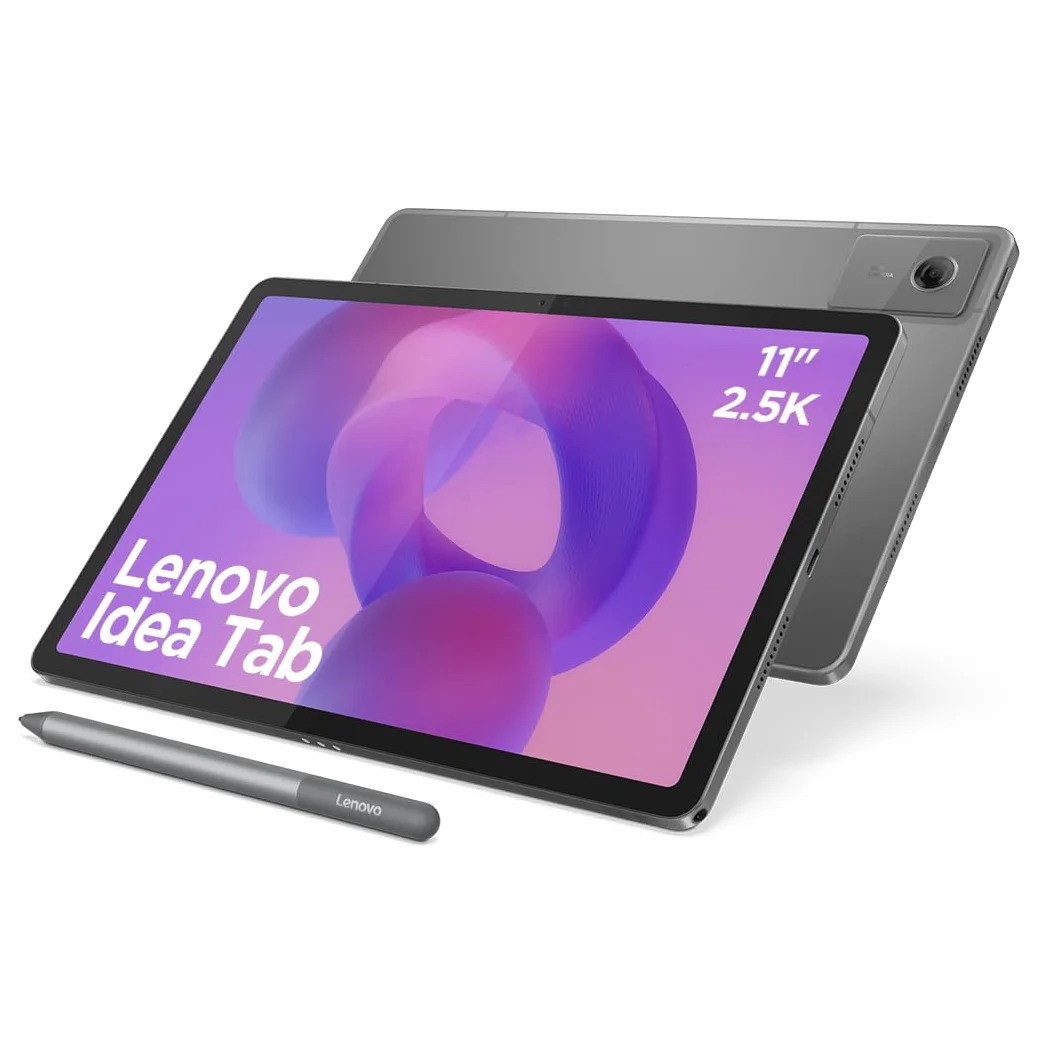 Lenovo Idea Tab 11'' 2.5K 90Hz Tablette Tactile 8Go RAM 128Go Android 15 Gris