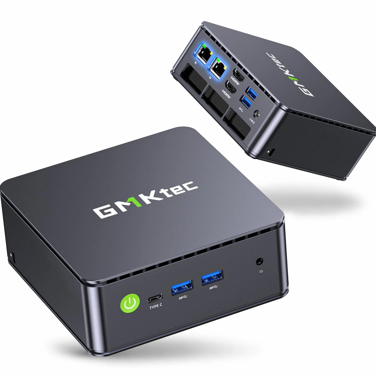GMKtec G11 Mini PC AMD Ryzen Embedded R2514 16Go DDR4 512Go SSD PCIe 3.0 Dual LAN 2,5G WiFi6E Triple écran 4K