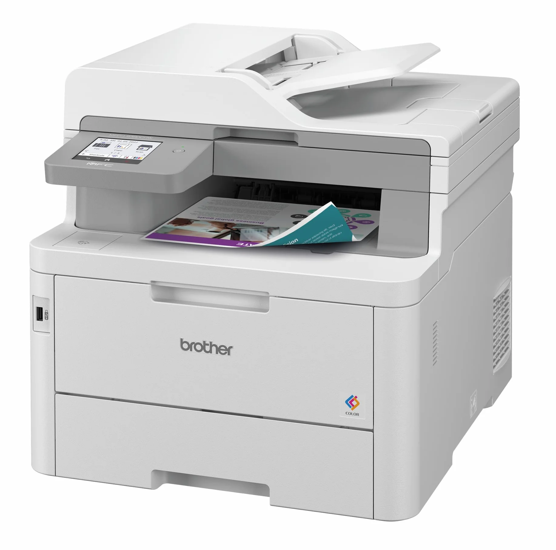 Brother MFC-L8390CDW Imprimante laser couleur sans fil tout-en-un recto-verso automatique 50 feuilles ADF NFC