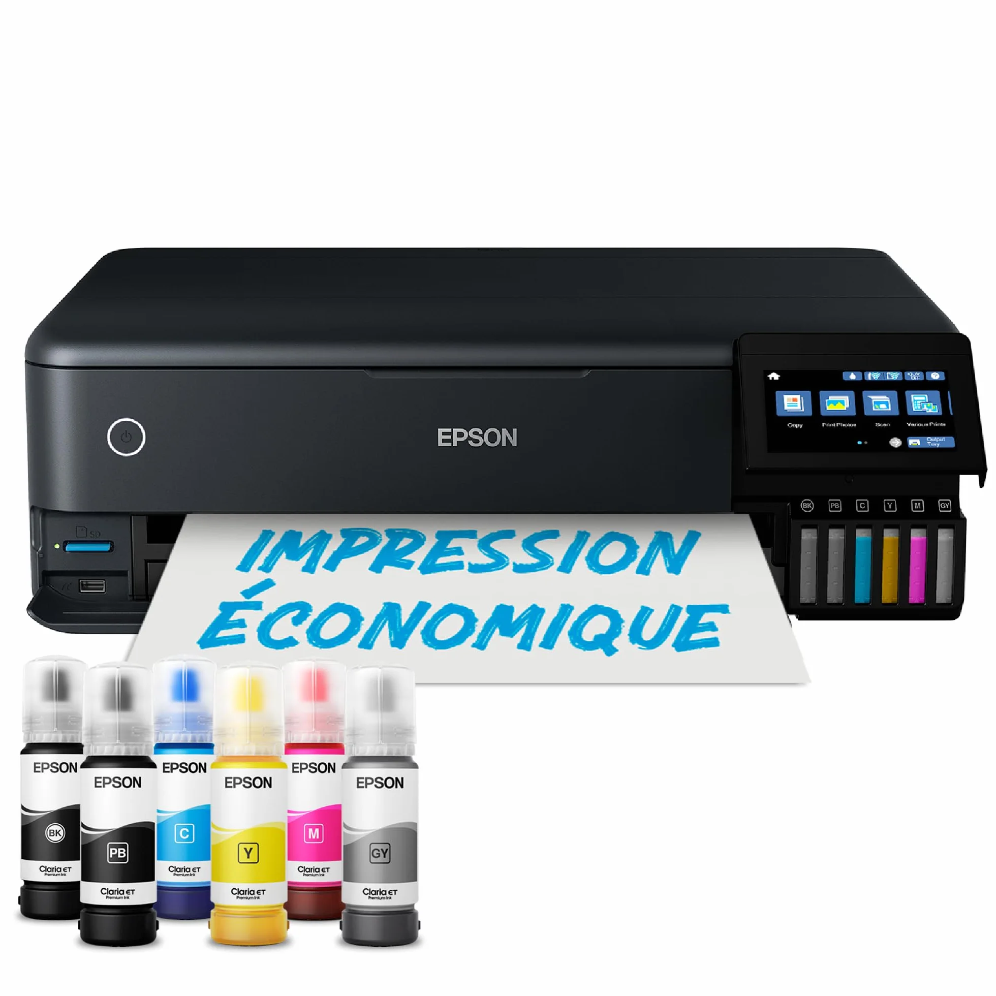 Imprimante photo A3+ EcoTank ET-8550 avec réservoir d'encre Wi-Fi