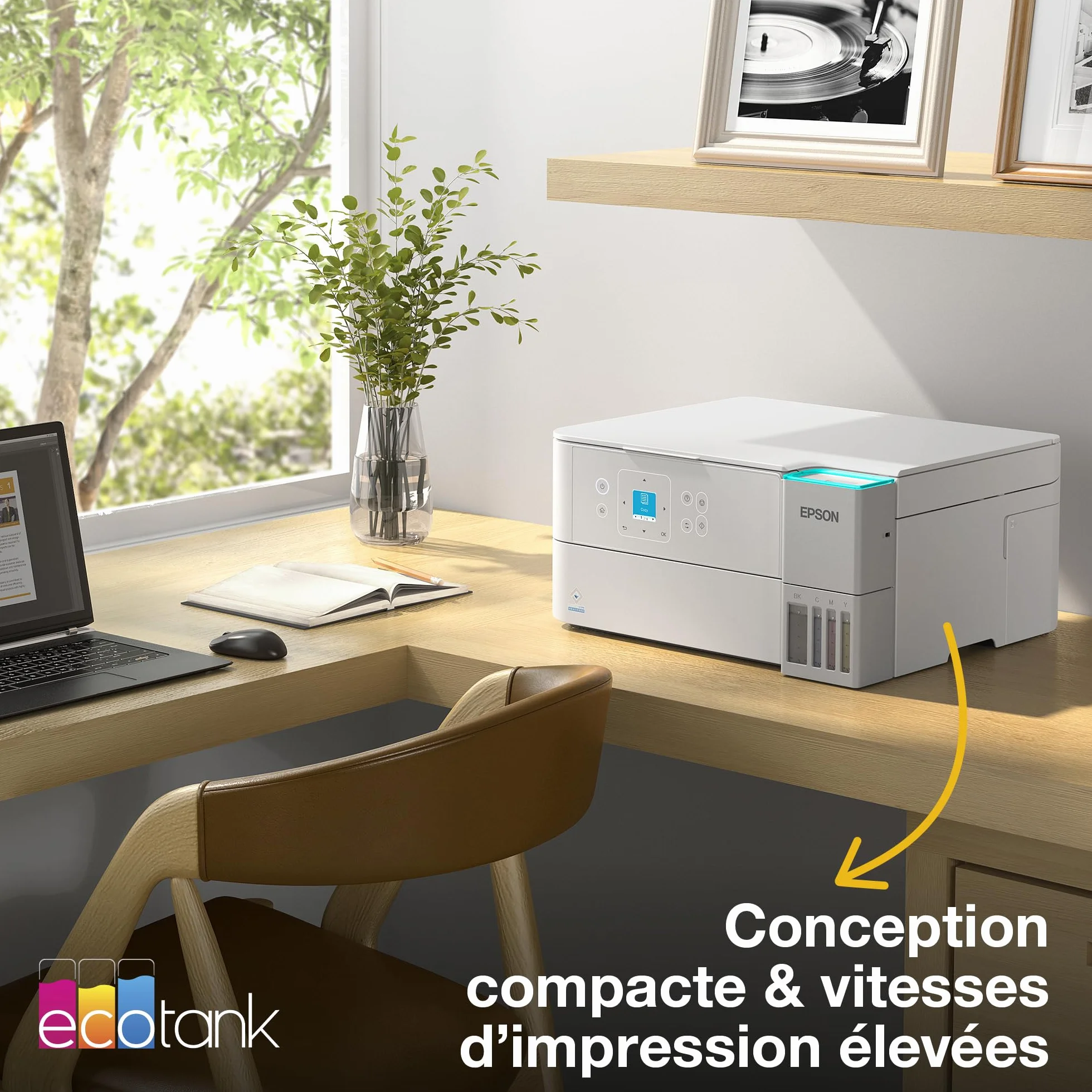 Epson EcoTank ET-2956 Imprimante A4 Wi-Fi AirPrint Recto Verso