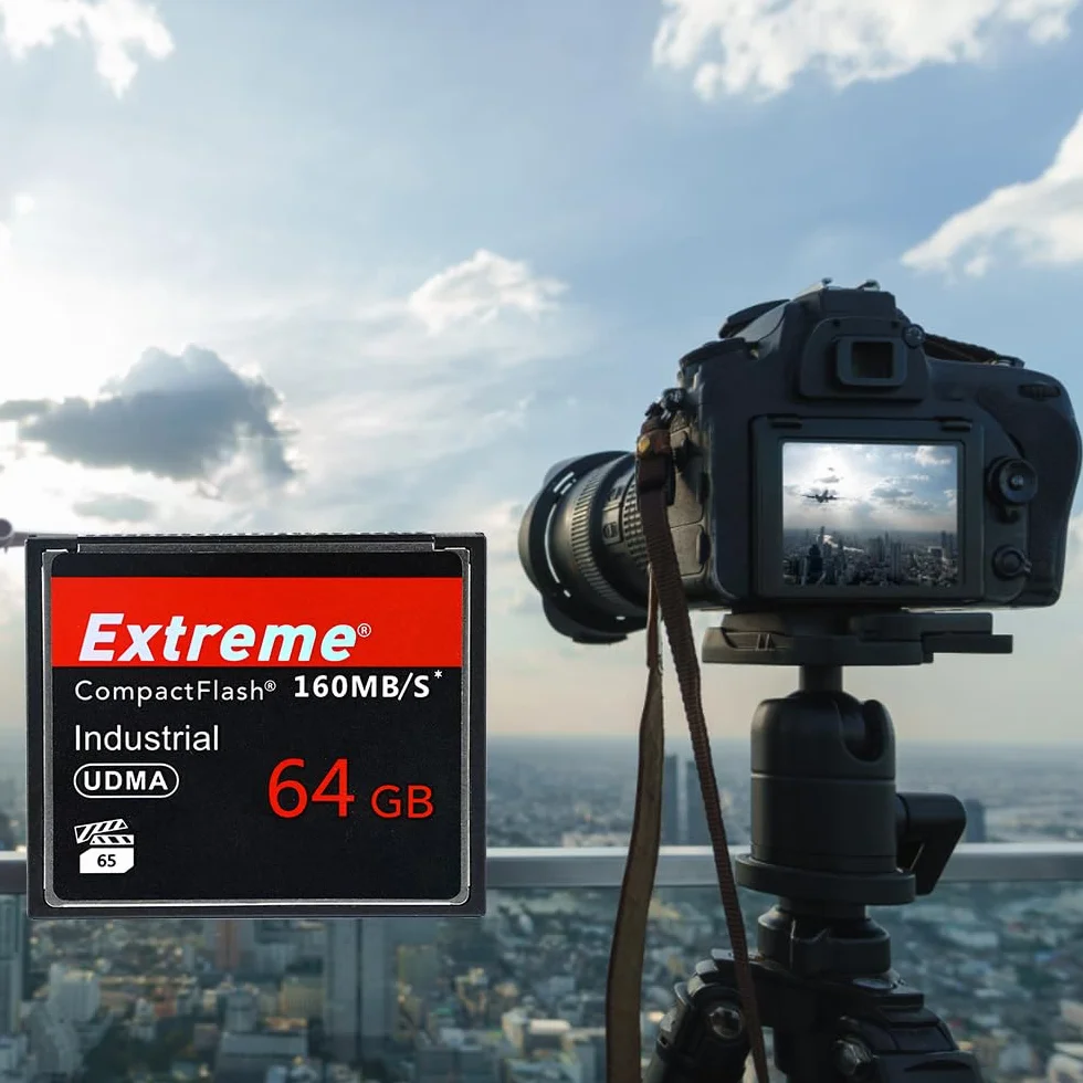 Carte mémoire Compact Flash 64 Go Haute Vitesse UDMA 160 Mo/s Reflex