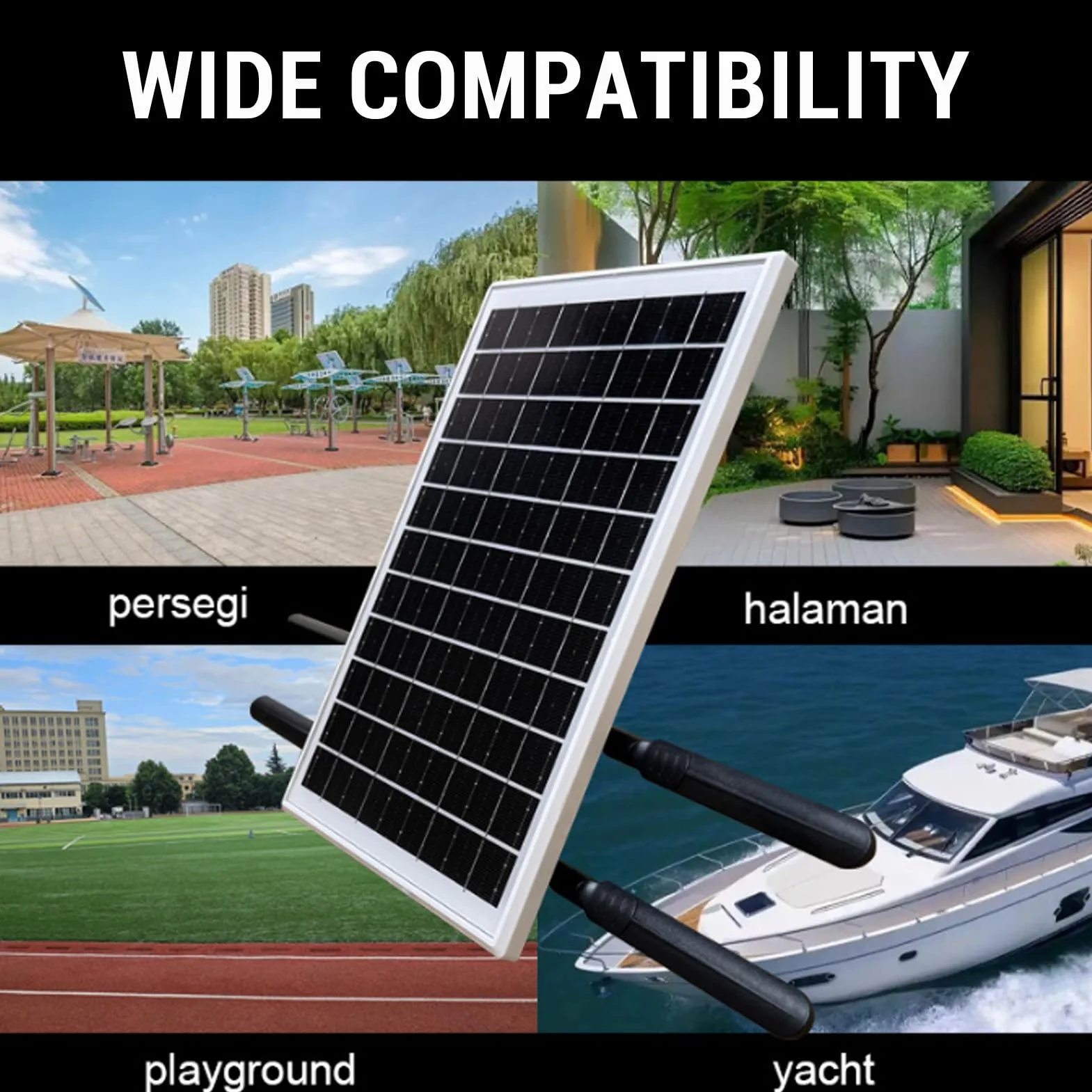 Routeur Modem Solar 4G LTE 25600mAh 15W 300Mbps 50m WiFi 2,4GHz