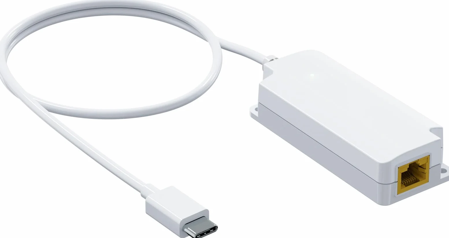 PROCET Gigabit PoE vers USB-C Adaptateur Ethernet RJ45 5V 2A 10W 1000Mbps