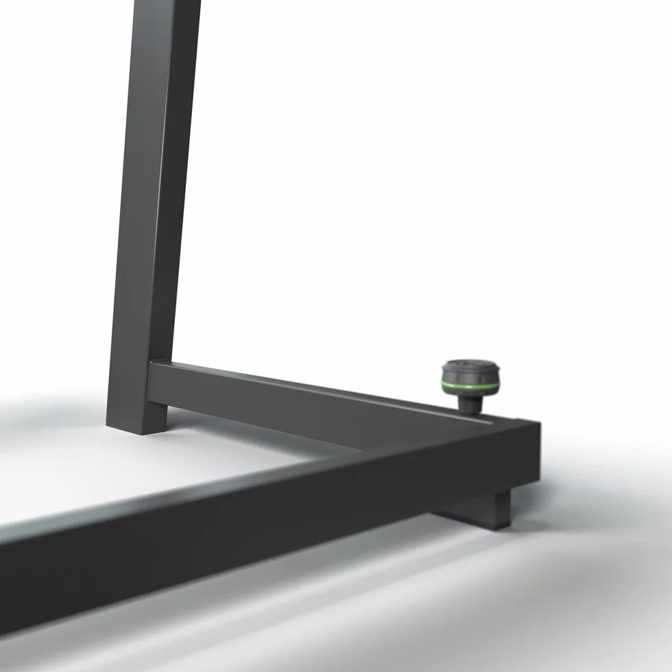 Gravity FDJT 01 - Table pour DJ universelle avec support pour enceintes et ordinateur portable