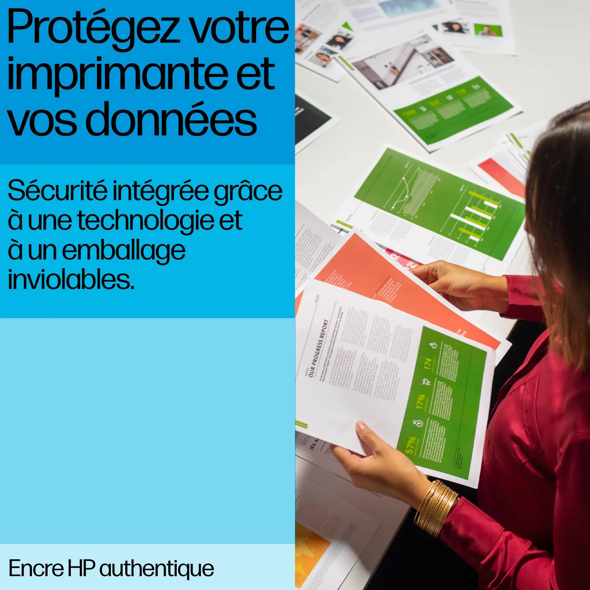 HP 302 Cartouches d'Encre Originales, Pack de 2, Noir, Cyan, Jaune, Magenta, Compatible DeskJet 1110/2100/3600, ENVY 4500, OfficeJet 3800/4600/5200