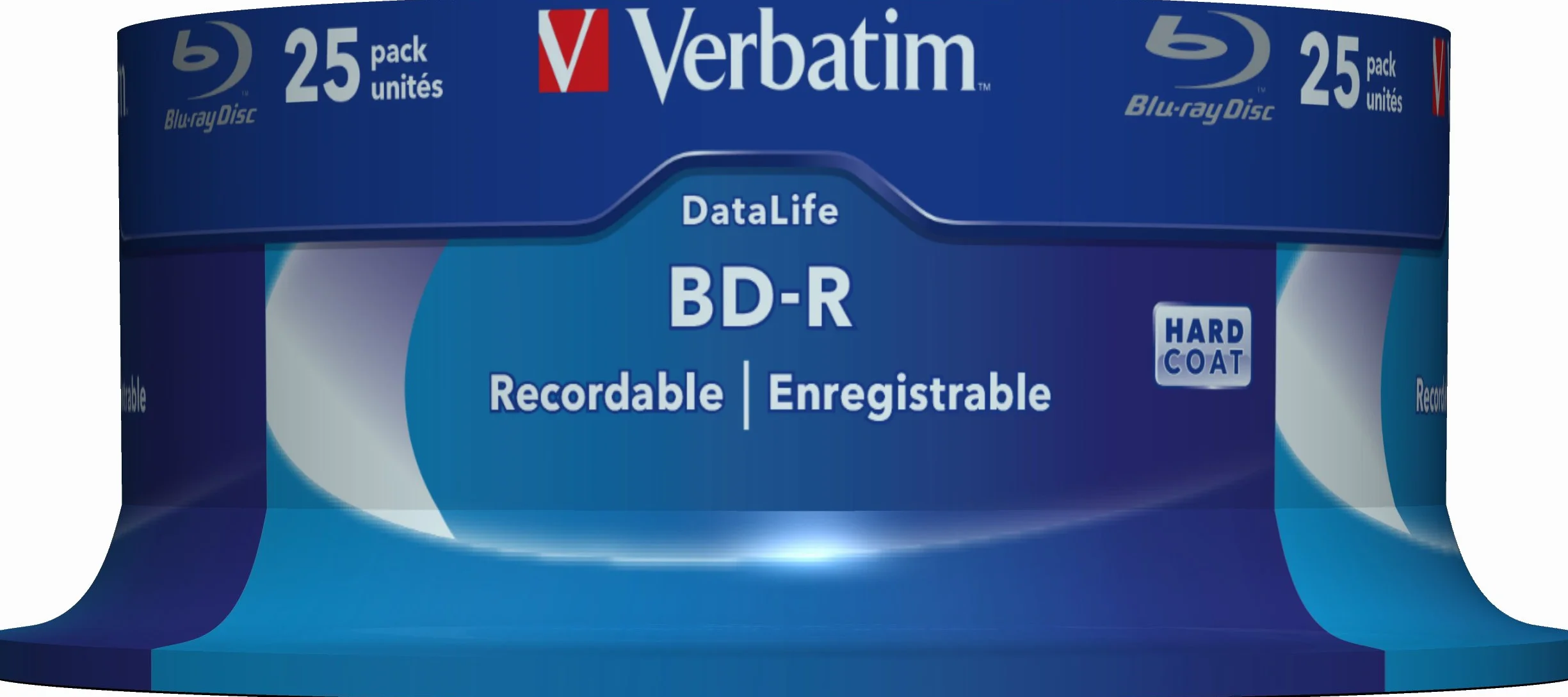 Verbatim BD-R Blu-Ray 25GB 6X Speed Datalife boîte