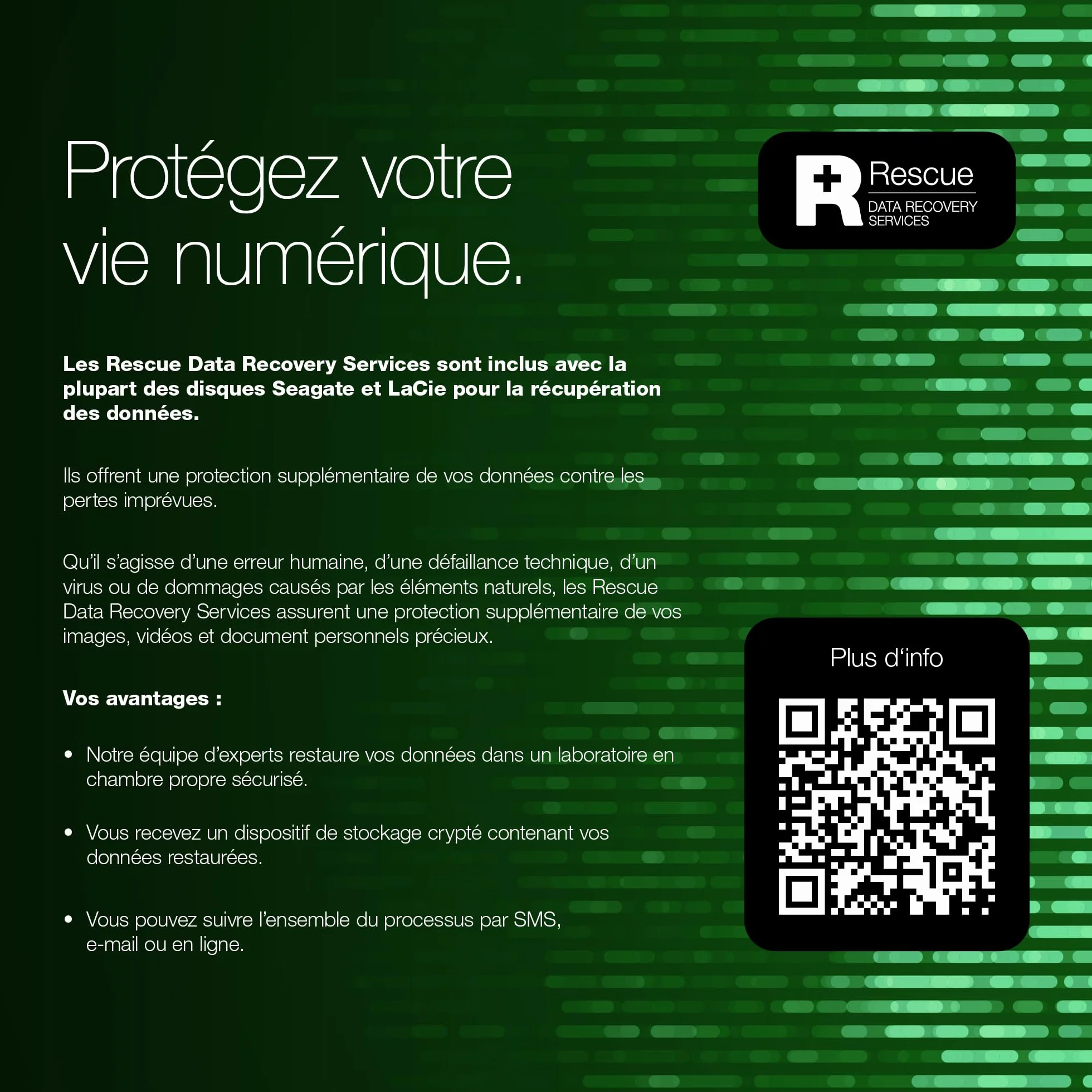 Seagate IronWolf 4To Disque dur interne NAS HDD 3.5 Pouces SATA 6Goit/s 5400 tr/min 64 Mo Cache pour RAID