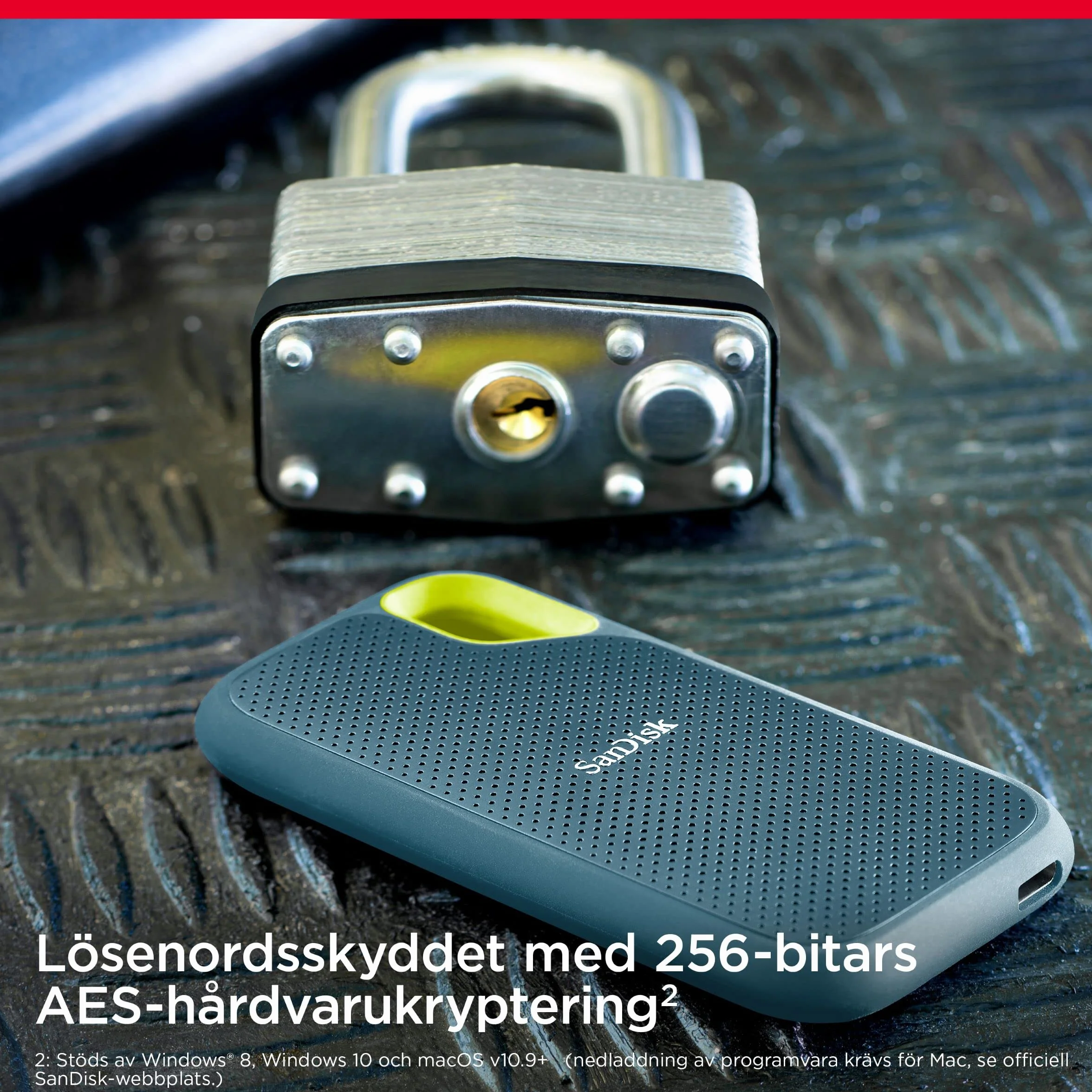 SanDisk Extreme 1To Disque SSD Externe Portable NVMe IP65 1050Mo/s
