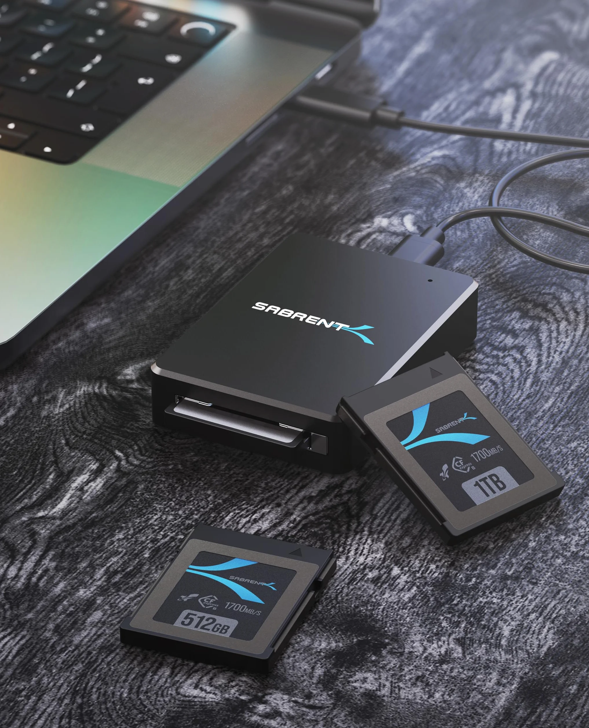 SABRENT CFexpress Type B 512Go Carte Mémoire Rocket CFX CompactFlash L1700Mo/s E1500Mo/s 4K RAW