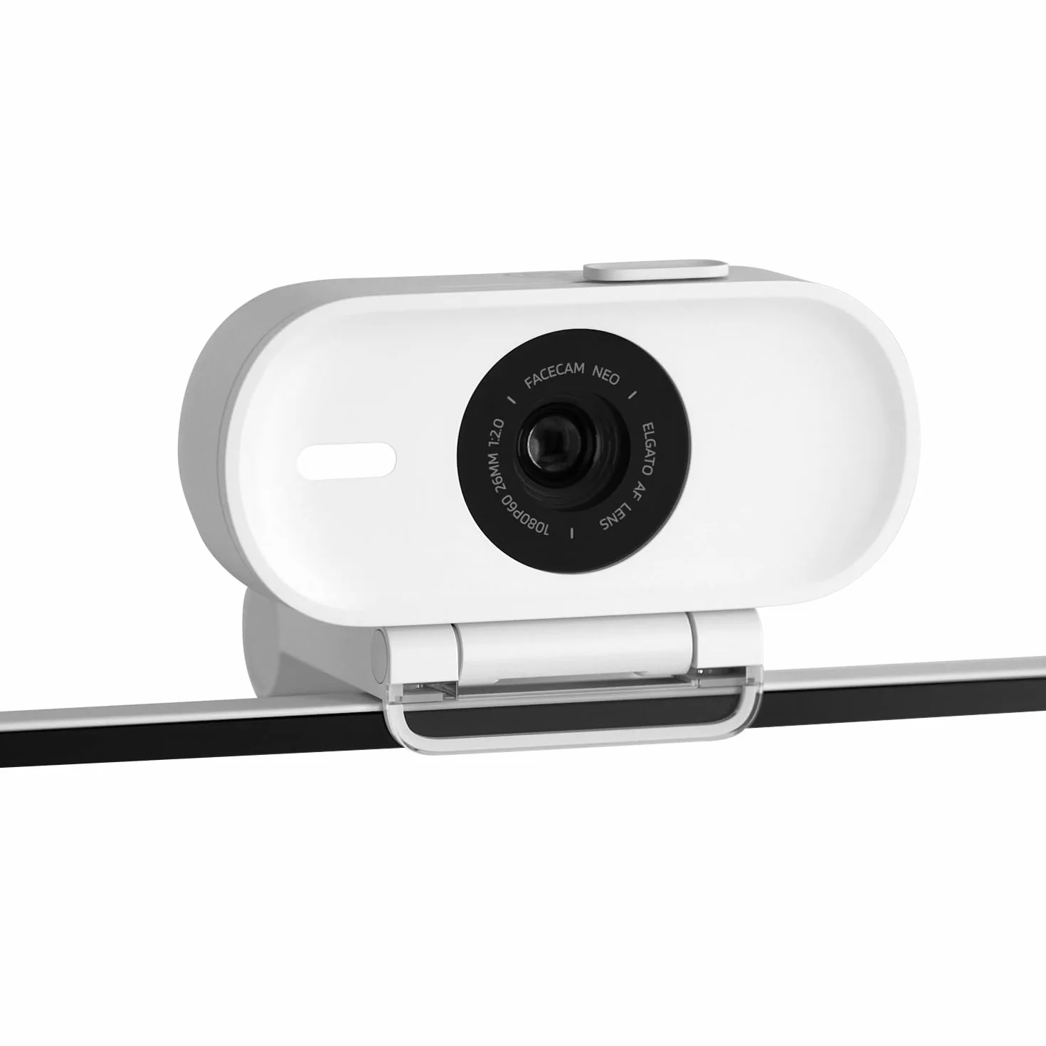 Elgato Facecam Neo Webcam Full HD avec bouchon de confidentialité et correction de lumière USB-C Plug-and-play PC/Mac