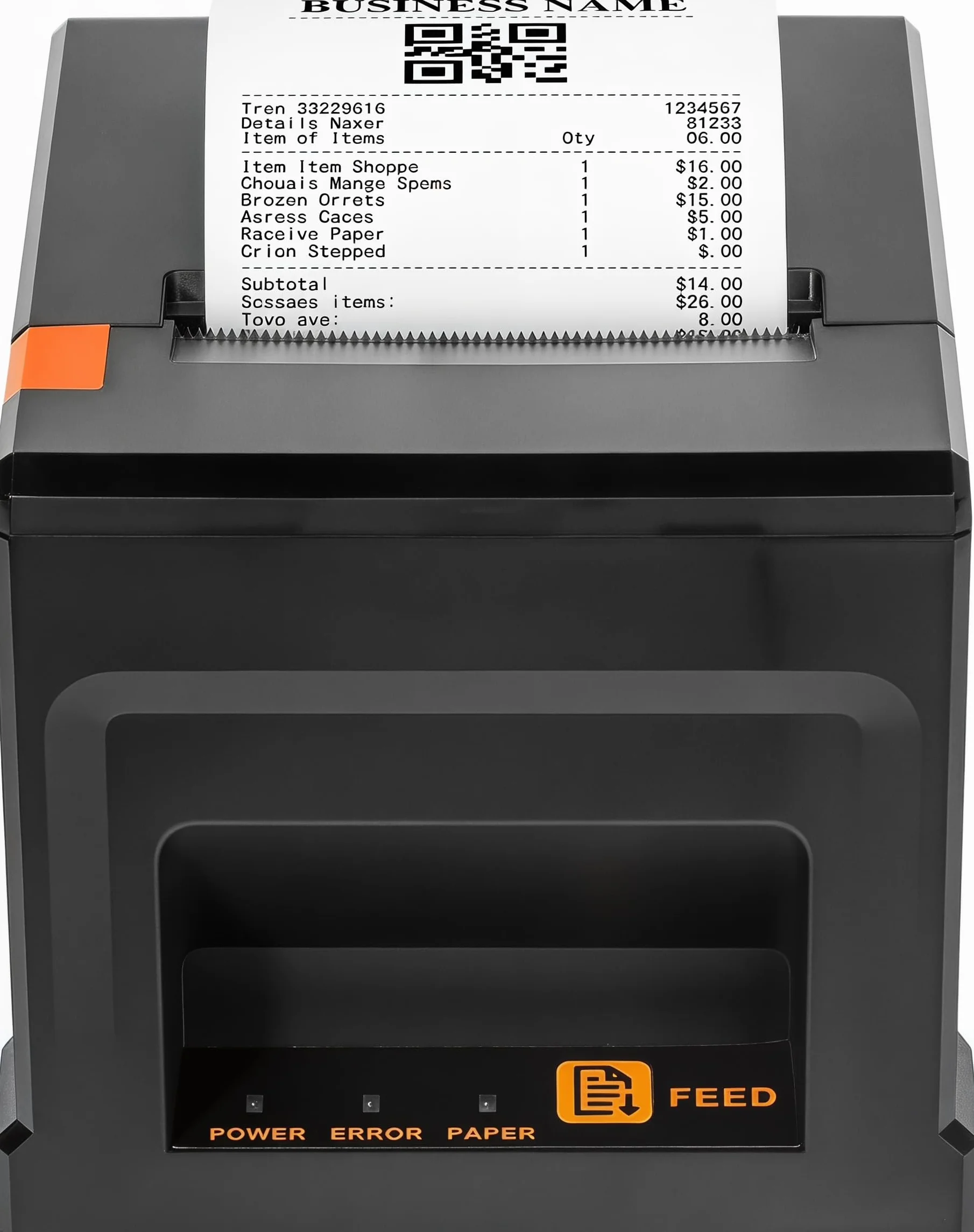 Imprimante POS Thermique 80mm avec Coupeur Automatique 300mm/s USB LAN Bluetooth