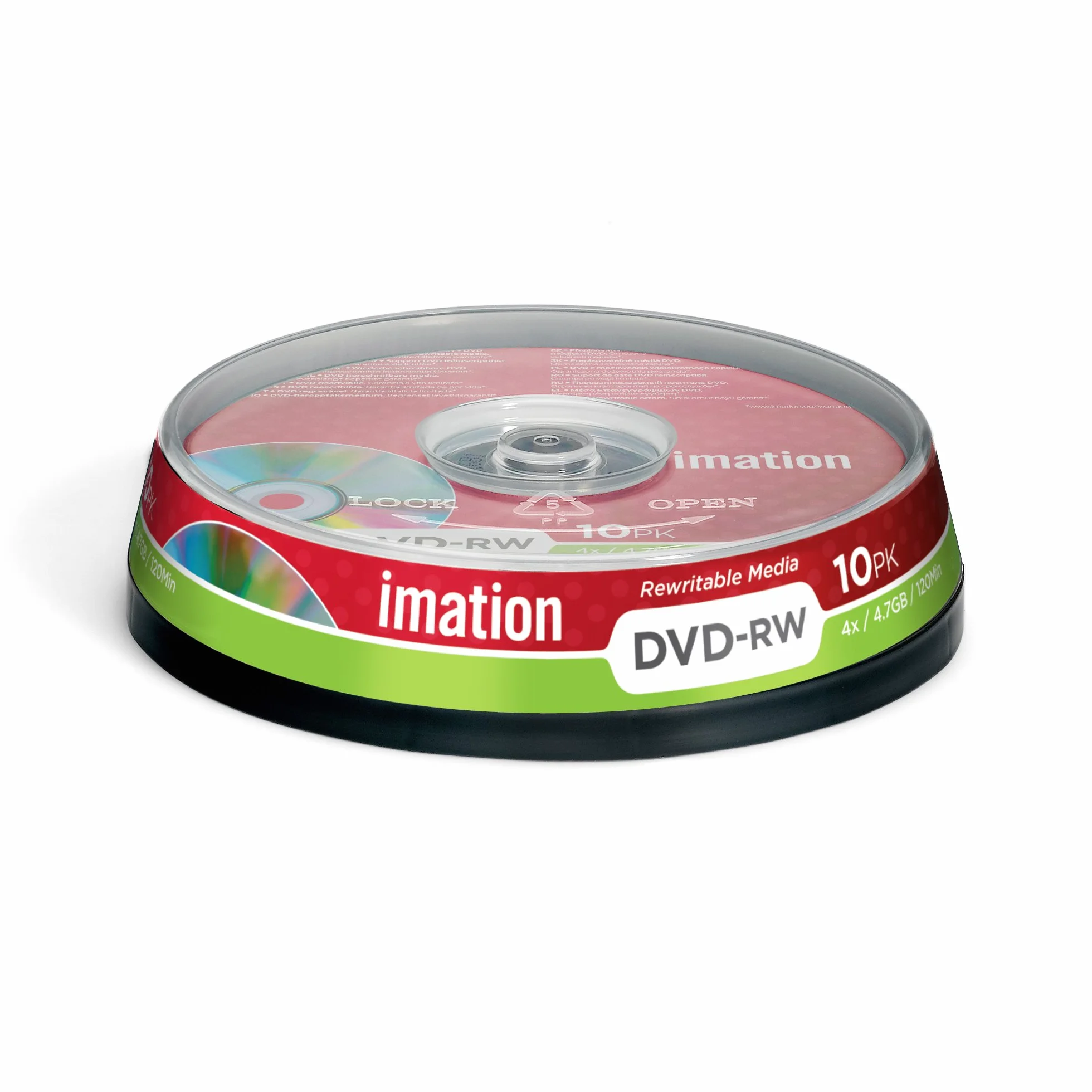 Imation DVD-RW 4.7 Go 10 sztuk