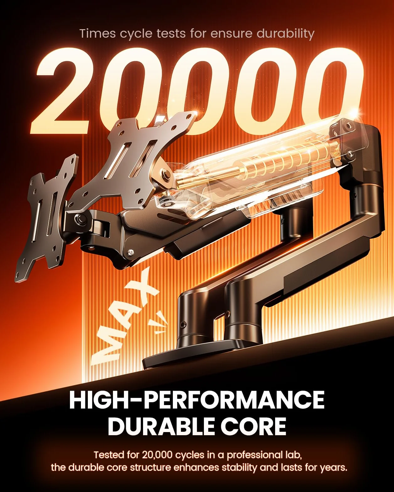 ErGear Support Double Écran PC 13-32 Pouces VESA 100x100mm 9kg