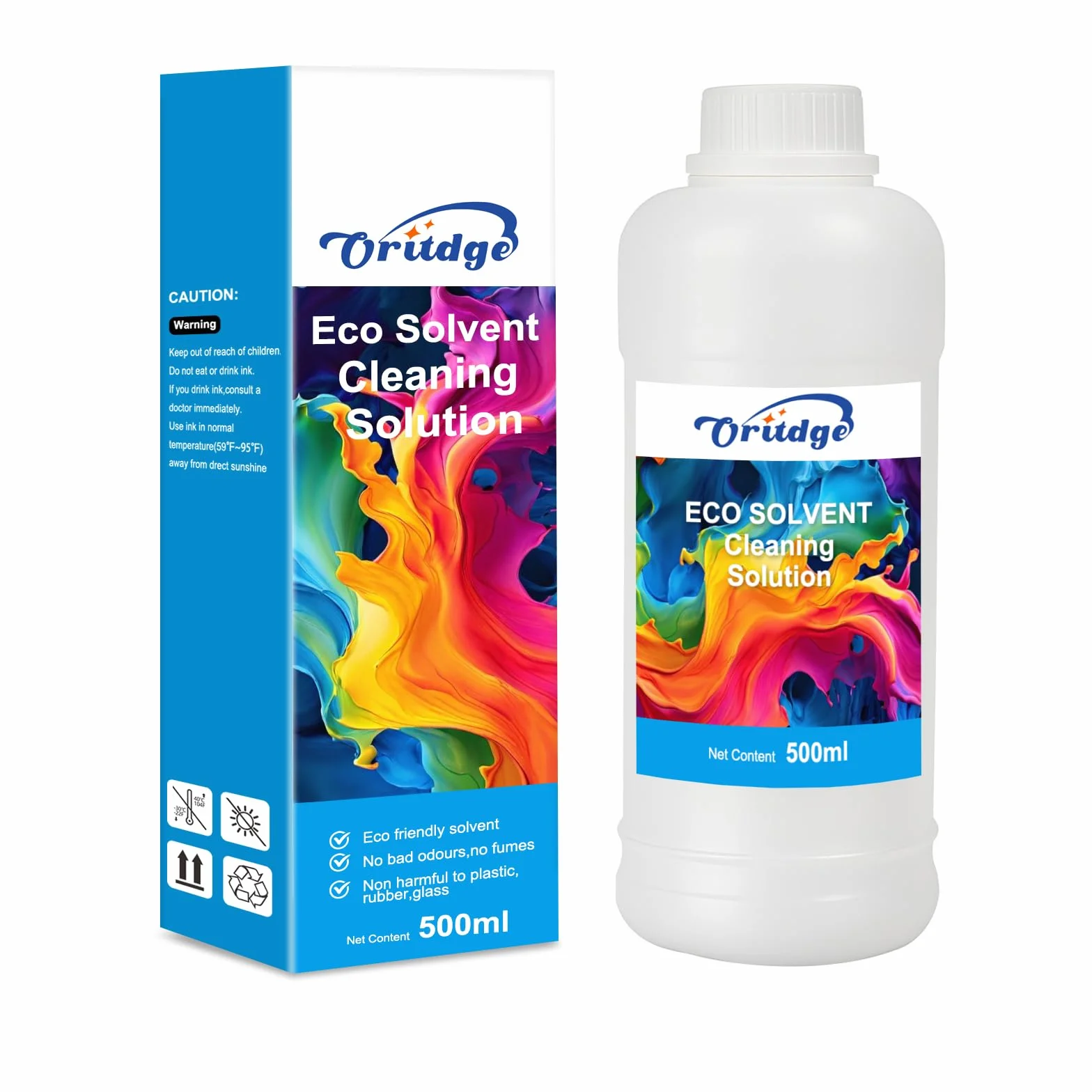 Solution de Nettoyage pour Encre Eco Solvent 500 ml Compatible Epson I1600 I3200 DX4 DX5 DX6 DX7 DX11 XP600 4720 TX800 Tête d'impression