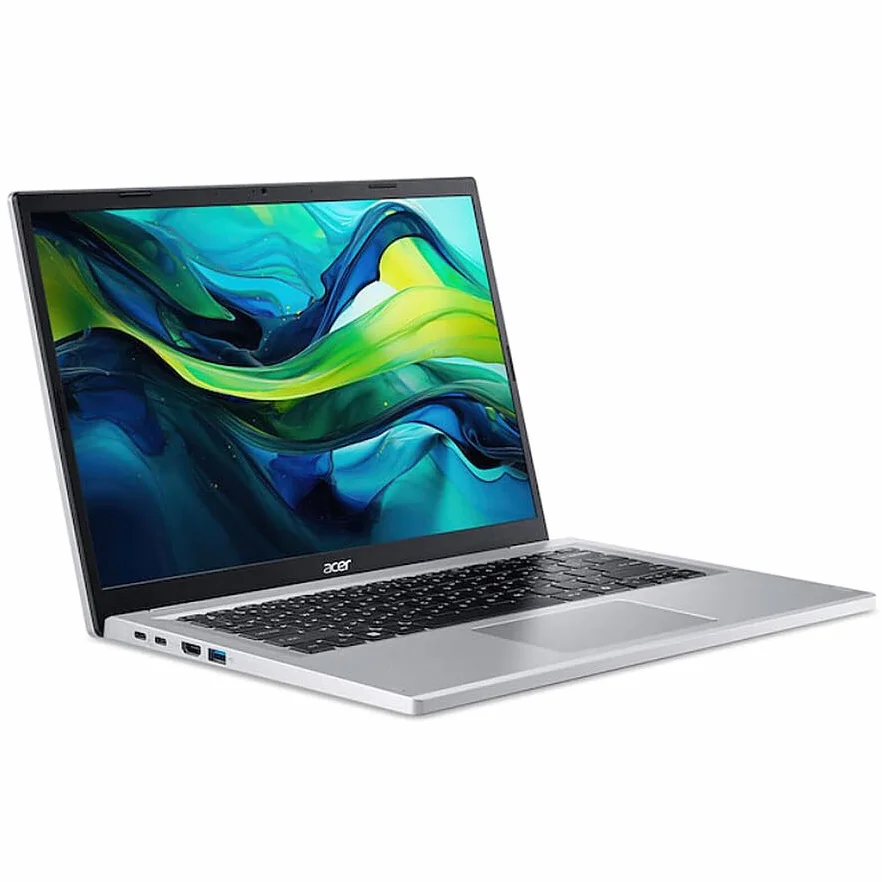 Acer Aspire Go 14 PC Portable 14" WUXGA 60 Hz Intel Core 3-N355 8 Go RAM 512 Go SSD Intel Graphics Windows 11 Home Argent Clavier AZERTY AG14-32P-35XP