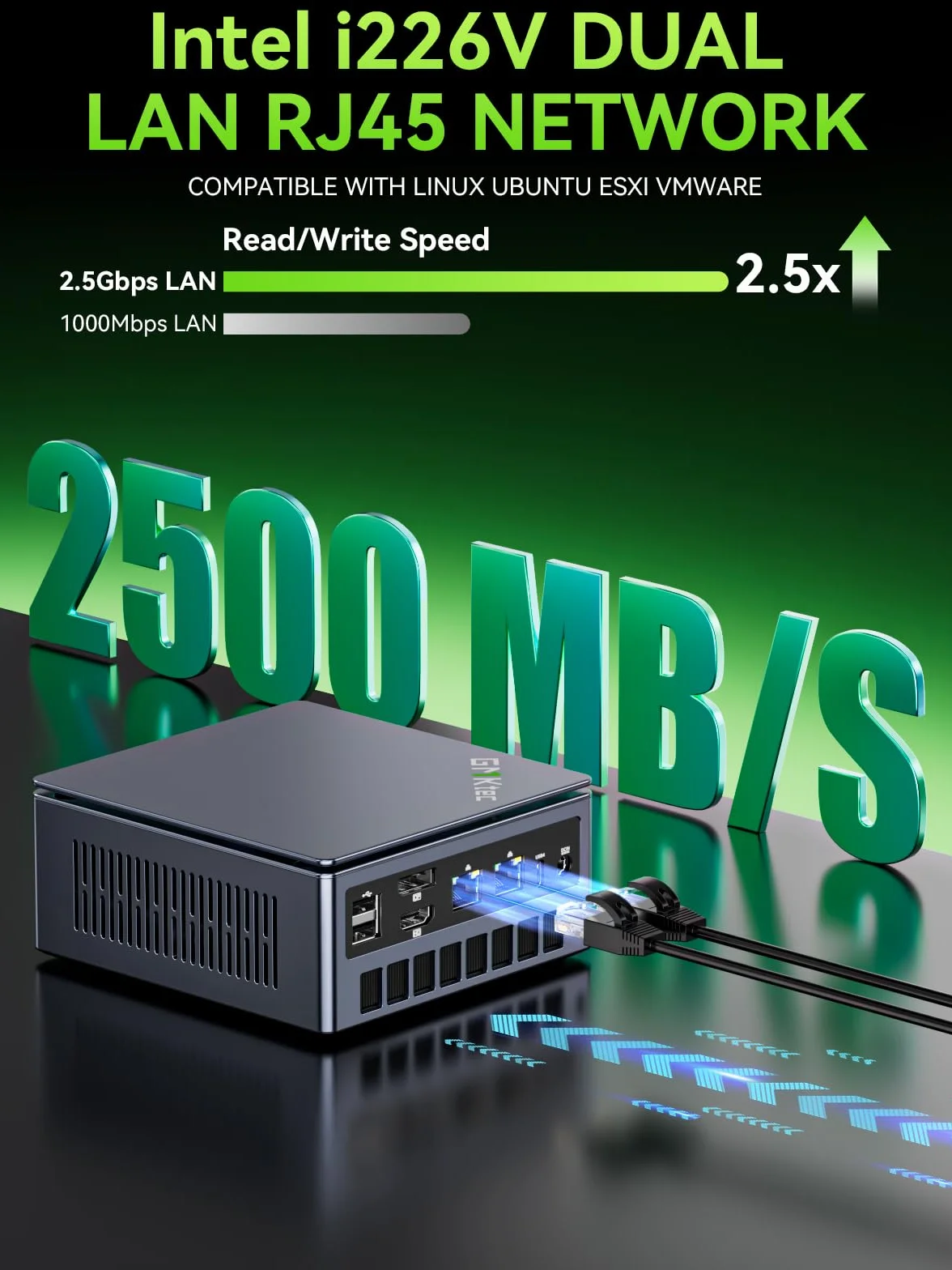 GMKtec M7 Ultra Ryzen 7 Pro 6850U Mini PC Gaming 32GB DDR5 1TB SSD PCIe Oculink Double LAN 2.5G USB4 HDMI 2.1