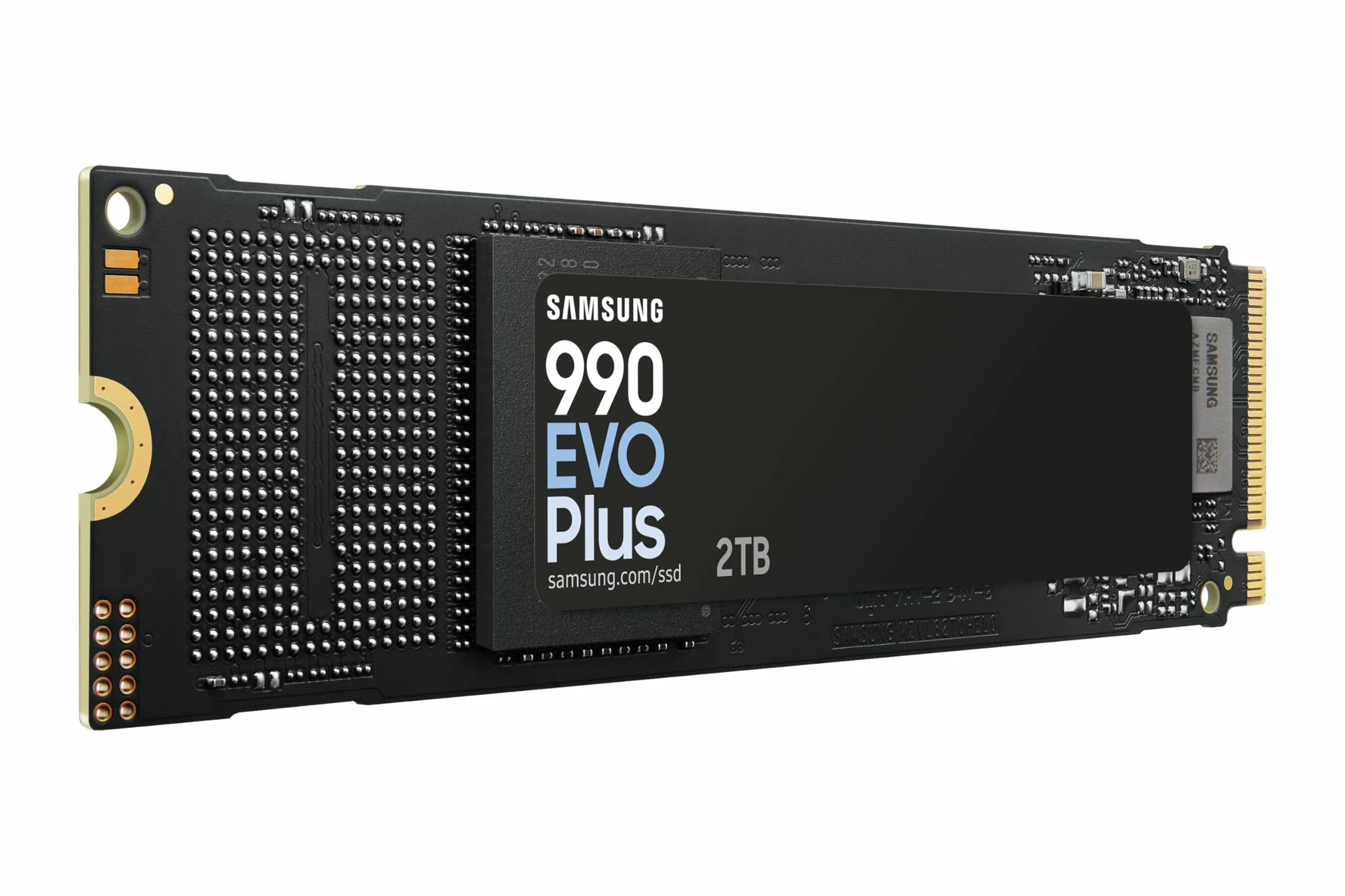Samsung SSD Interne 990 EVO Plus, 2 To, NVMe 2.0 PCIe 4.0 x 4 / 5.0x2, Vitesse de lecture 7250 Mo/s