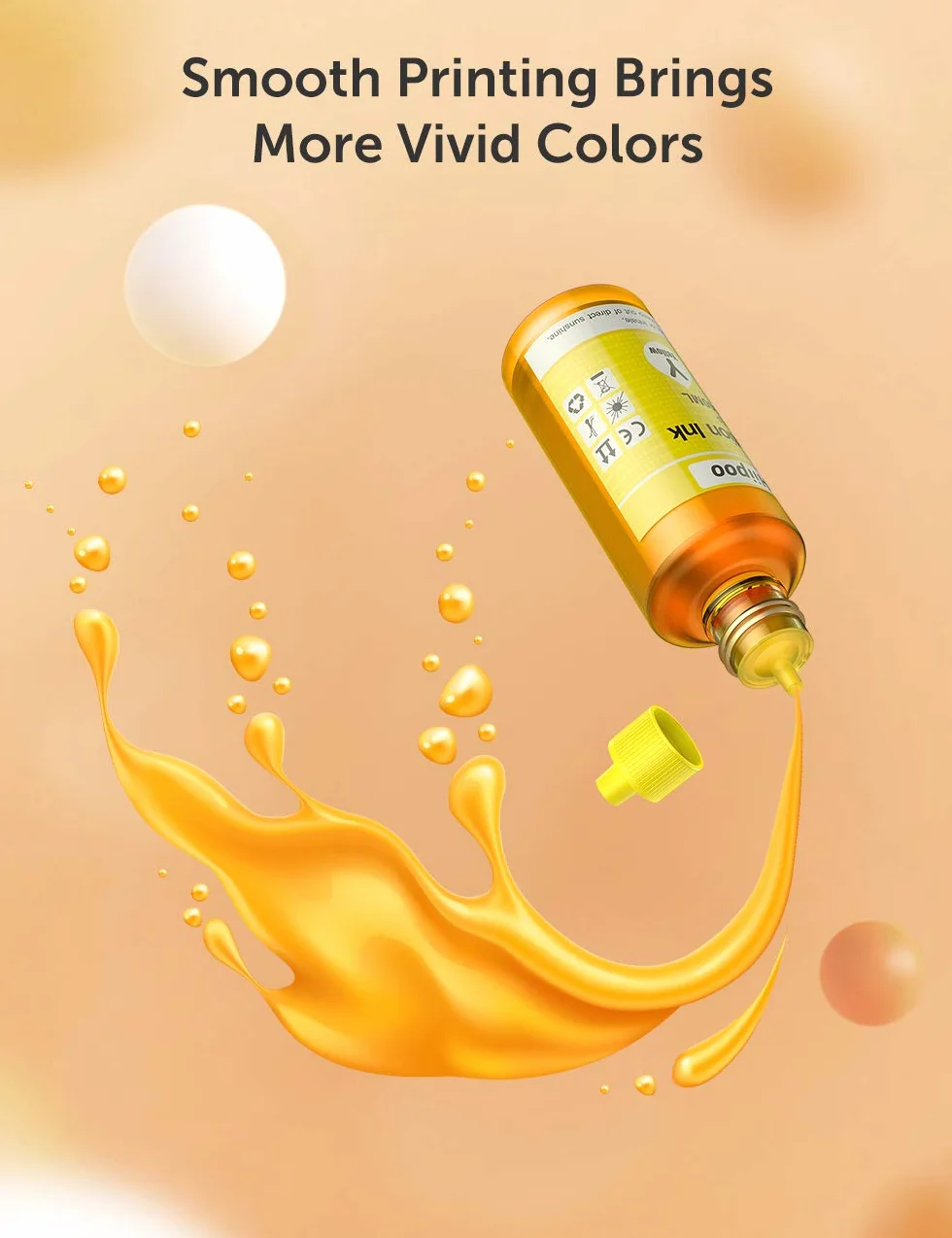 Hiipoo Bouteilles Rechargeables d'encre de Sublimation compatibles avec Imprimantes Jet d'encre C88 WF7710 ET2720 ET15000 ET2760 ET2750 ET4700 Transfert Thermique