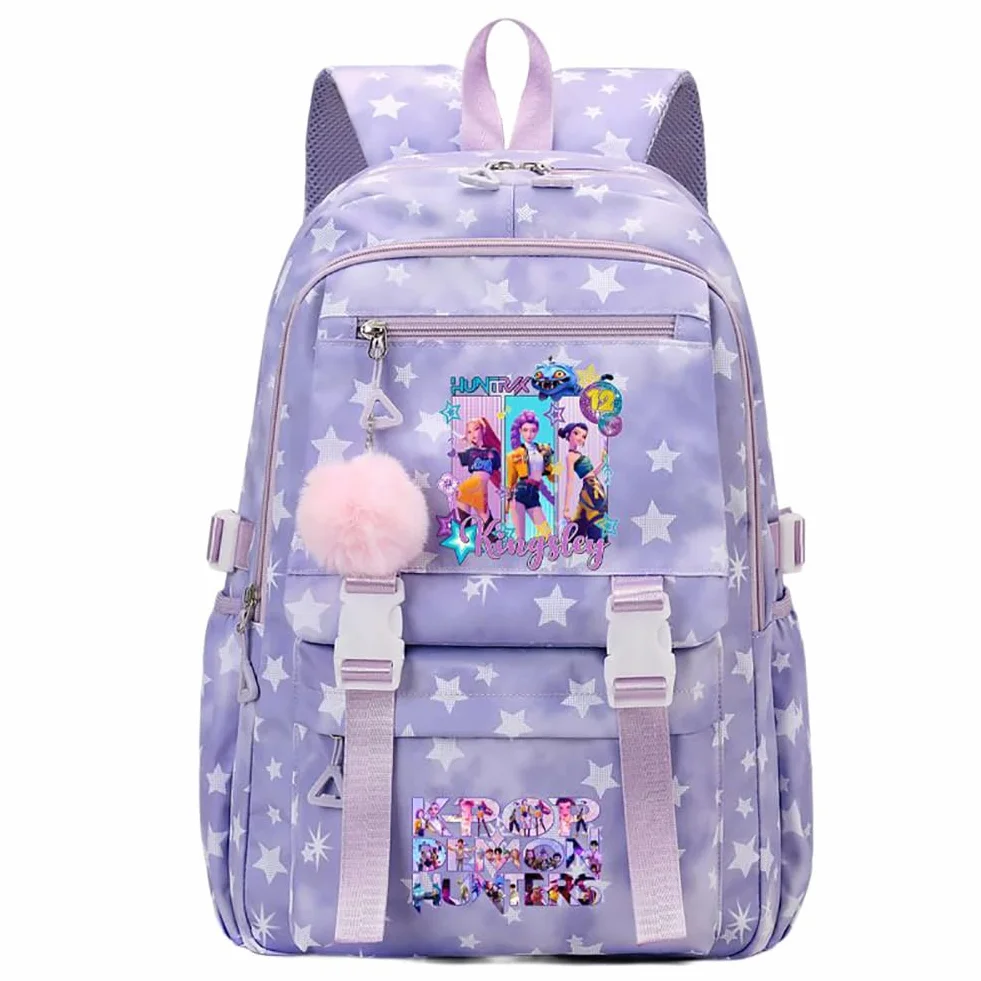 K-POP Sac à Dos pour Filles 15,6 Pouces Ordinateur Portable Décontracté