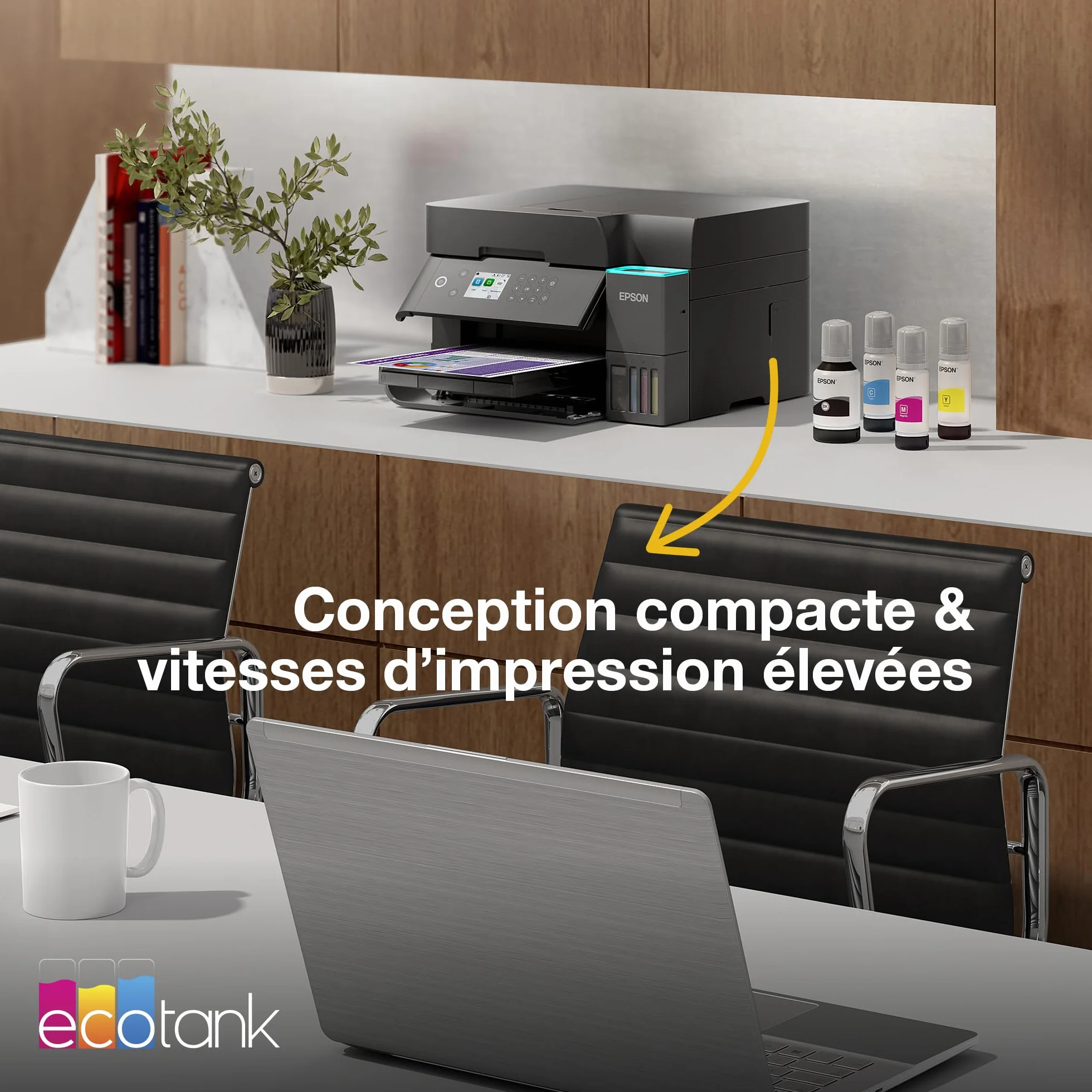 Epson EcoTank ET-3950 Imprimante Multifonction A4 Wi-Fi Recto Verso Auto Écran LCD ADF 35 Feuilles