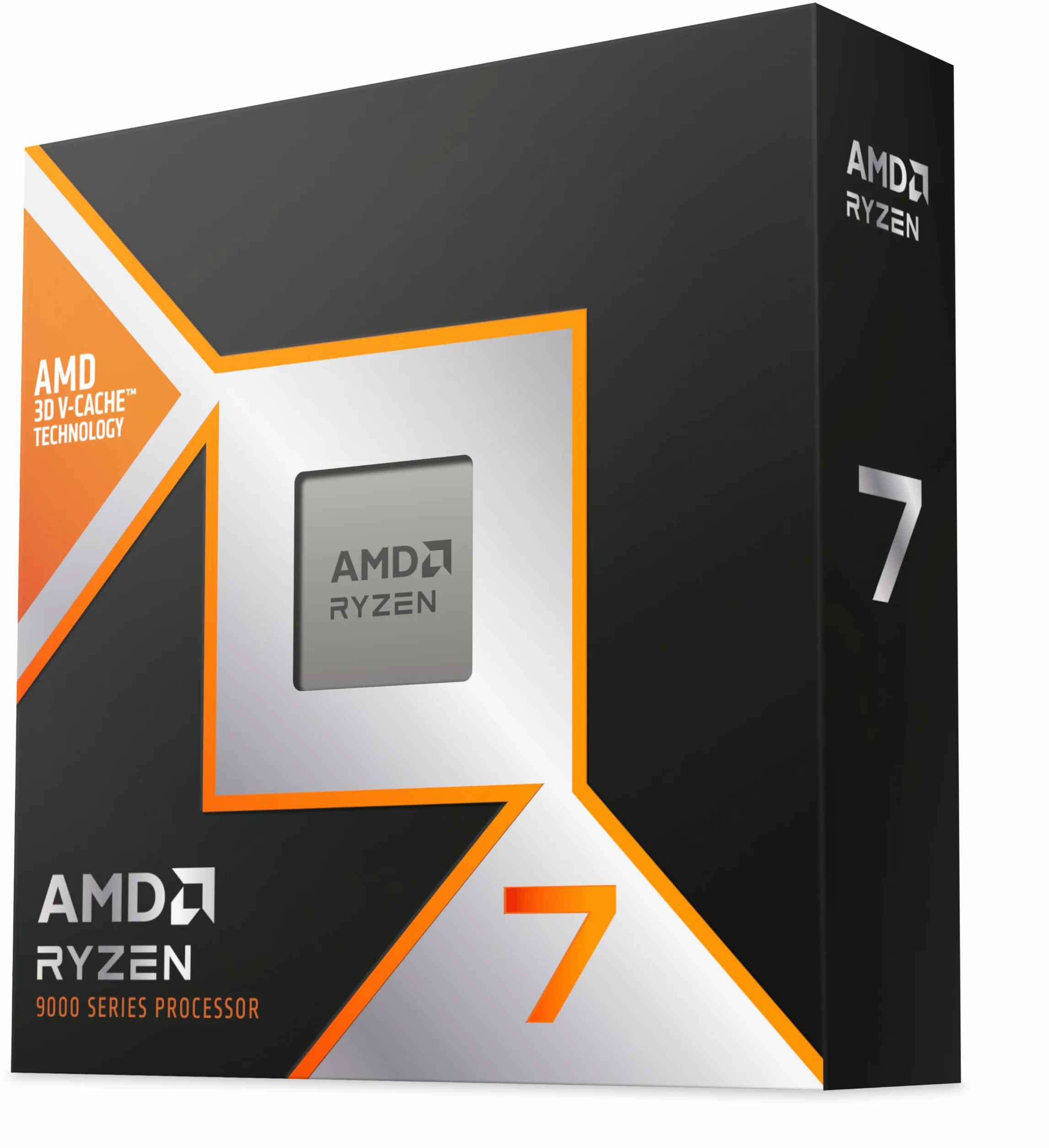 AMD Ryzen 7 9800X3D 8 Cœurs 16 Threads Zen 5 104 Mo Cache 120W TDP 5.2 GHz Boost Socket AM5