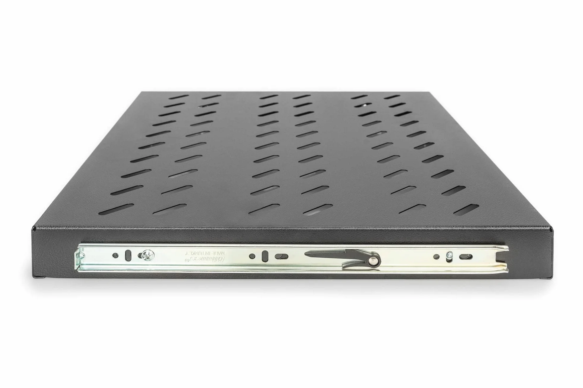 DIGITUS Etagère 1U extractible 345 mm Noir pour Armoire réseau