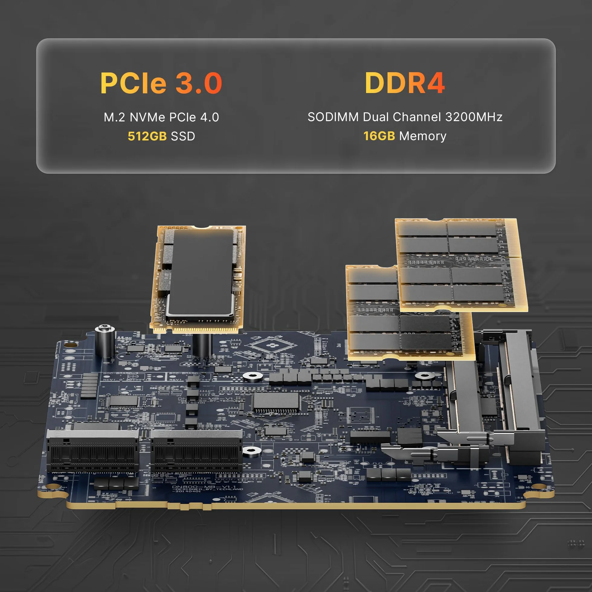 BOSGAME P4 Plus Dual 2.5G LAN Mini PC de jeu, AMD Ryzen 7 5825U, Windows 11 Pro, 16 Go DDR4, 512 Go SSD PCIe 3.0