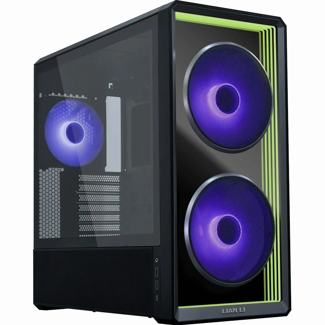 Lian Li LANCOOL 217 INF PC-Gehäuse Midi-Tower Tempered Glass RGB schwarz
