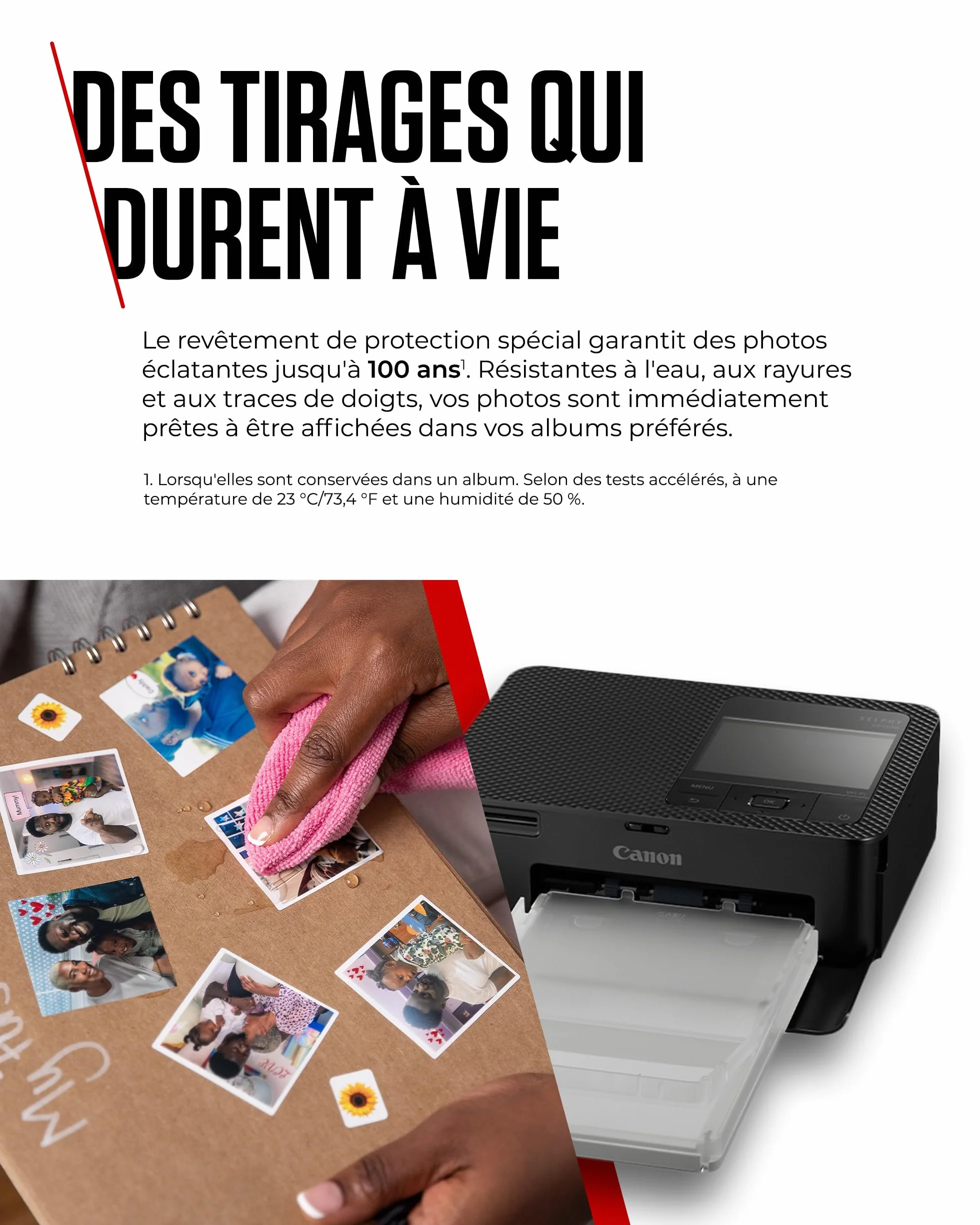 Canon SELPHY CP1500 Imprimante Photo Portable sans Fil USB-C Carte SD Blanc