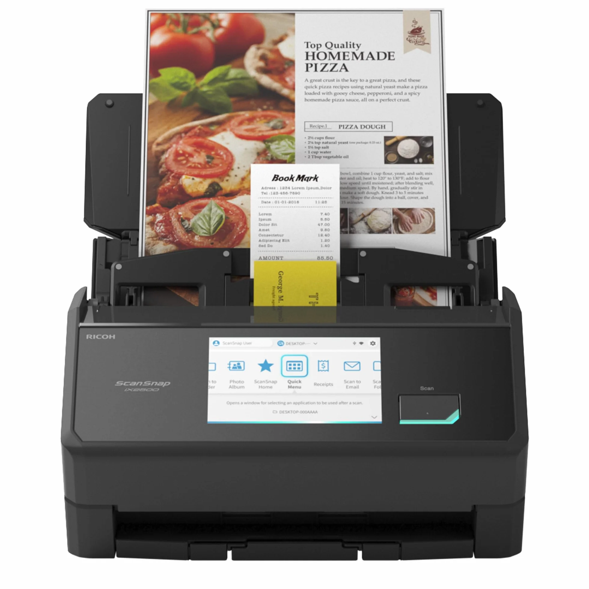 Ricoh ScanSnap iX2500 Scanner ADF 600 x 600 DPI A4 Noir