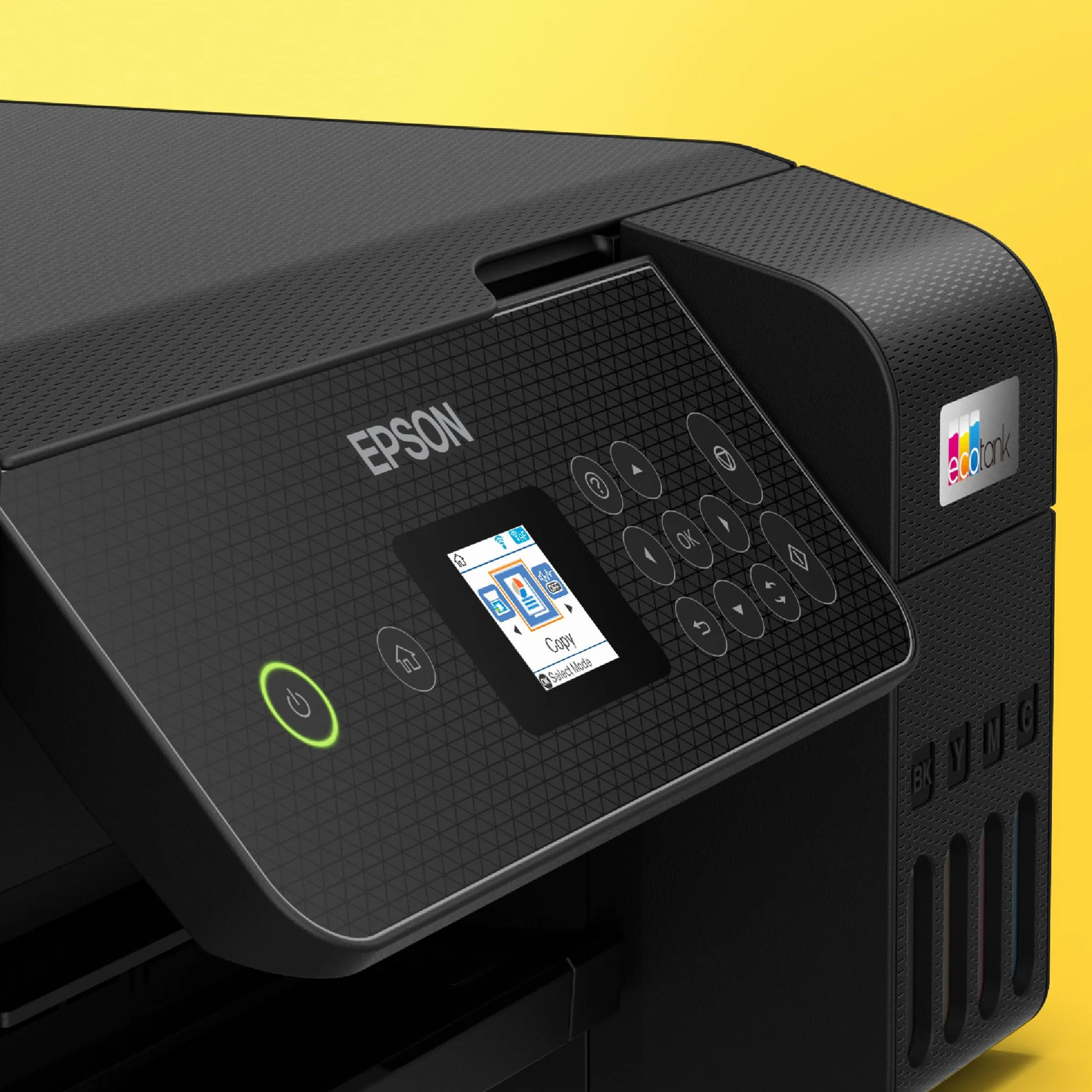 Epson EcoTank ET-2870 Imprimante Réservoirs Encre A4 Wi-Fi Imprimer Copier Numériser Écran LCD 3,7cm 3 Ans Encre Inclus