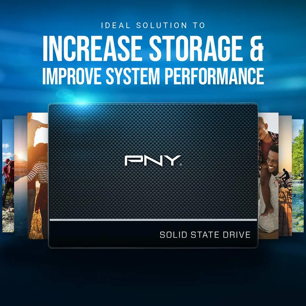 PNY CS900 SSD Interne SATA III 2.5 Pouces 250Go 535MB/s