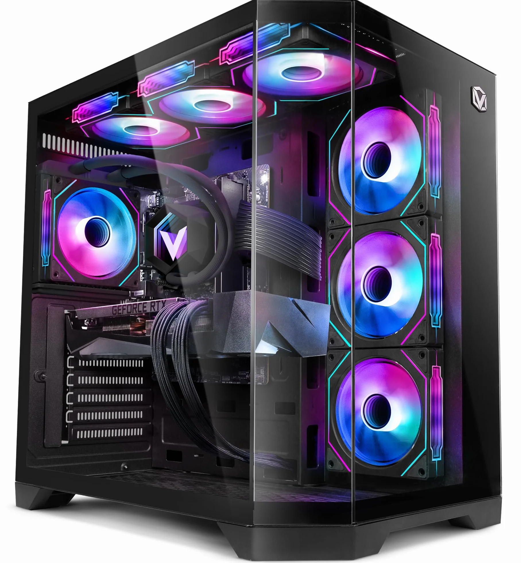 VIBOX IX-592 Gaming PC AMD Ryzen 7 7800X3D RTX 5080 16GB 32GB RAM 1To NVMe SSD Windows 11 WiFi 6 Bluetooth 5.4