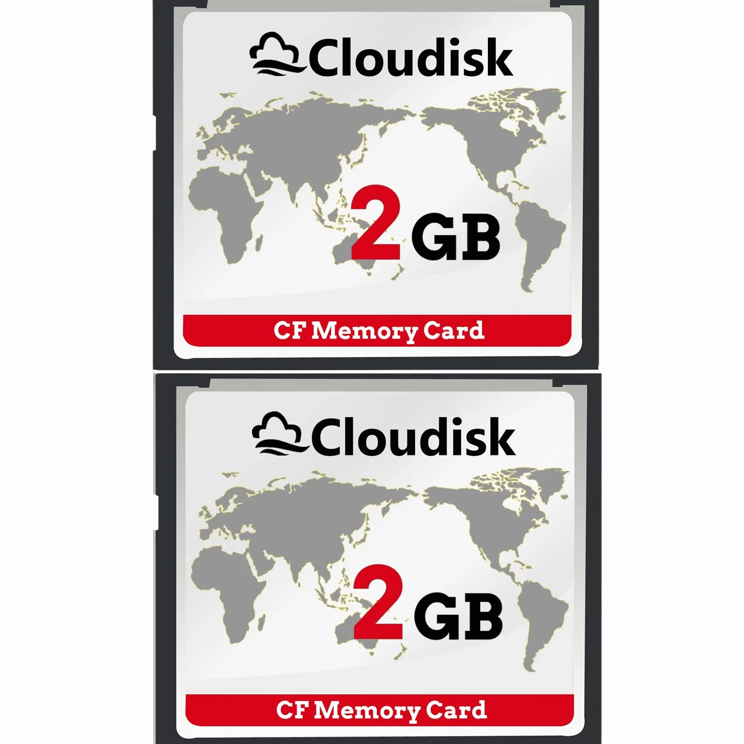 CompactFlash CF 2.0 2GB 2 Cartes pour Appareil Photo Reflex Numérique