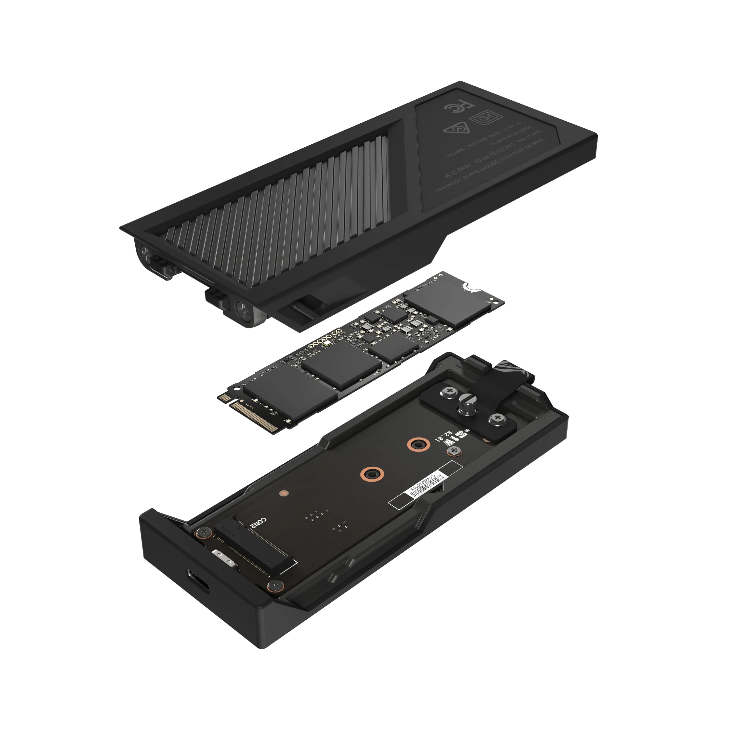 ASUS ROG Strix Aiolos Box esterno SSD Nero M.2 (ASUS ROG STRIX AIOLOS M.2 NVME CADDY)