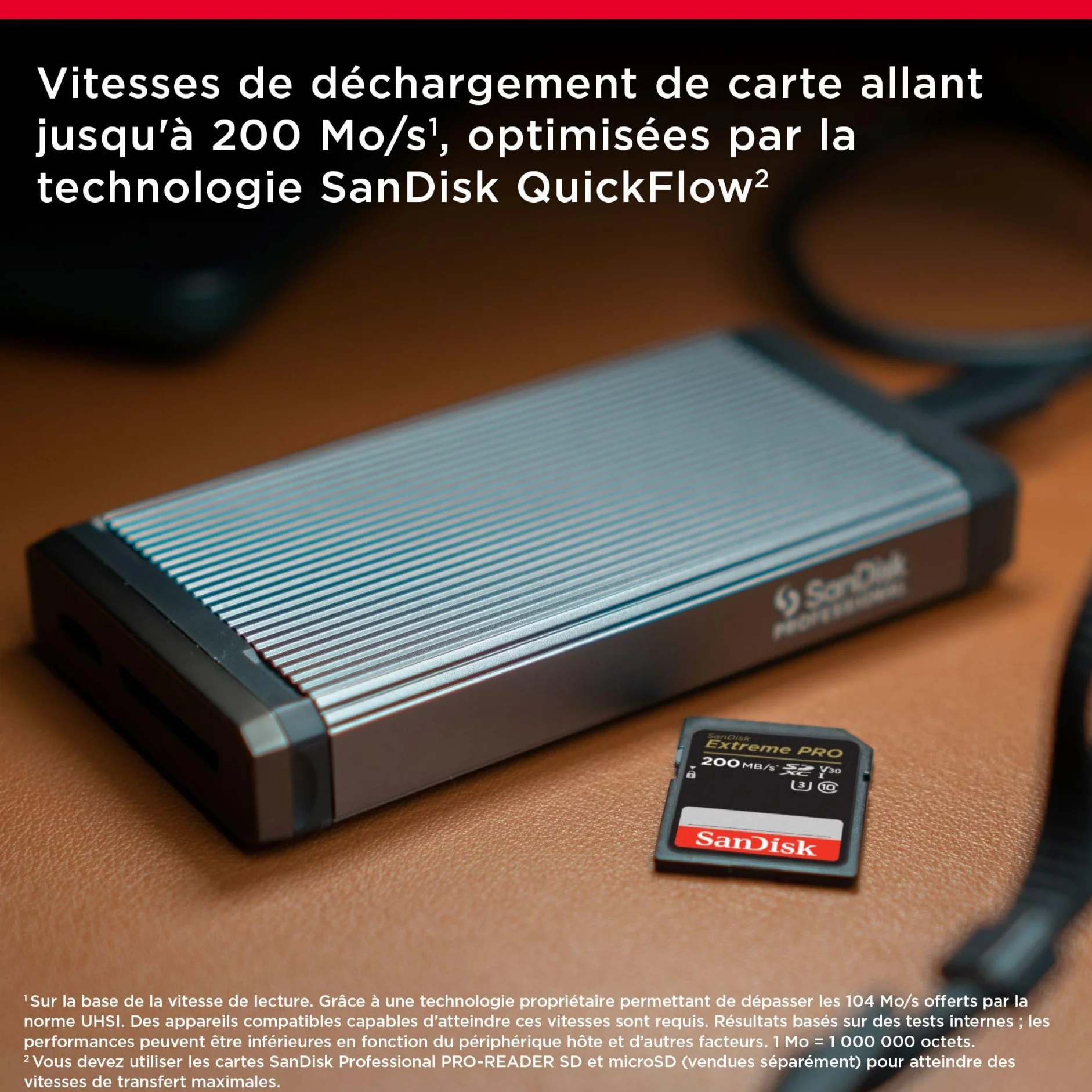 SanDisk Extreme PRO 128 Go Carte SDXC UHS-I U3 V30 200 Mo/s