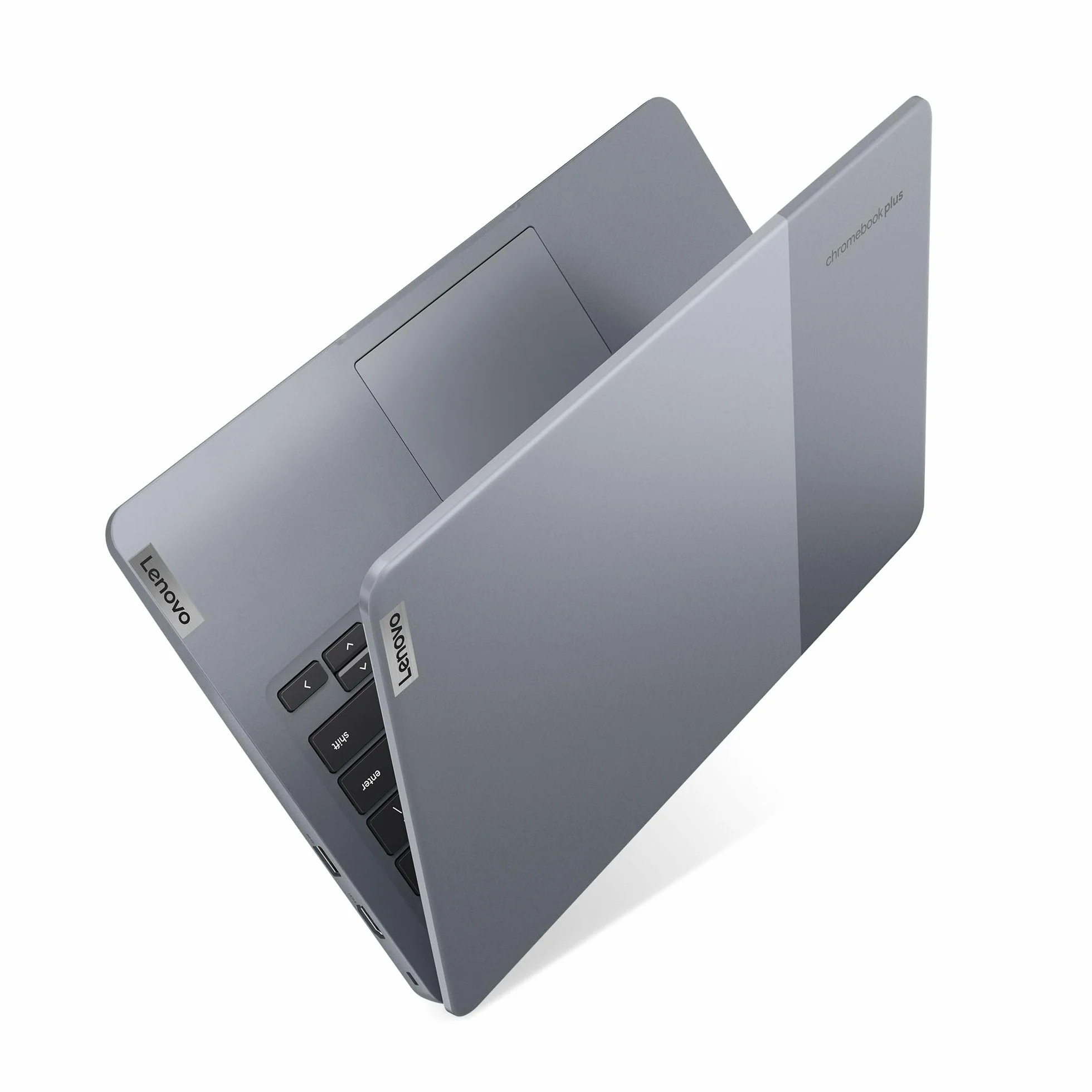 Lenovo Chromebook Plus IdeaPad Slim 3 14IAN8 Ordinateur Portable 14" FHD Intel Core i3-N305 RAM 8 Go eMMC 256 Go ChromeOS Clavier AZERTY FR Gris