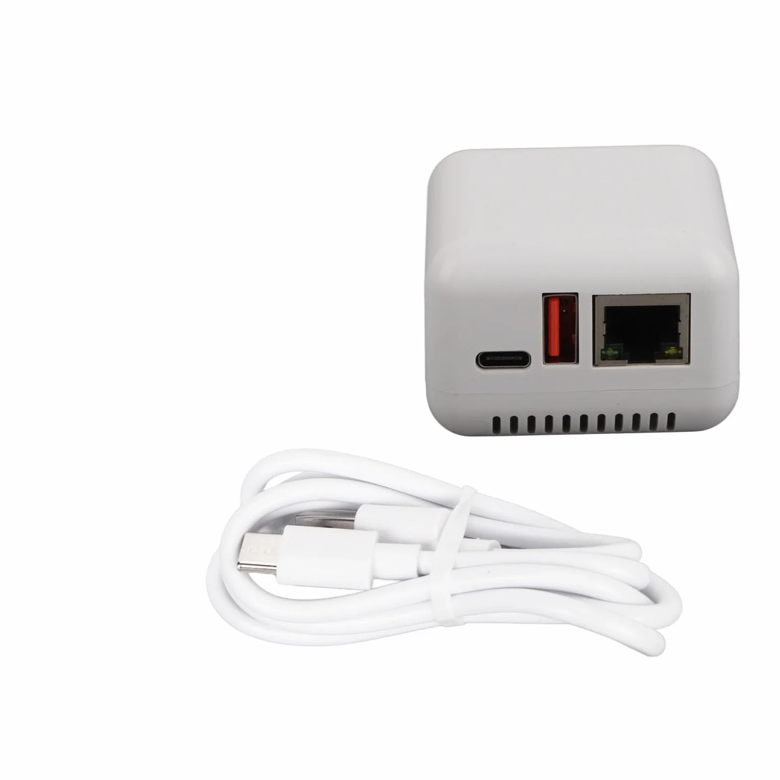 Dpofirs Serveur d'impression Réseau USB 2.0 LAN Adaptateur pour Imprimantes USB iOS Windows XP Android Type C