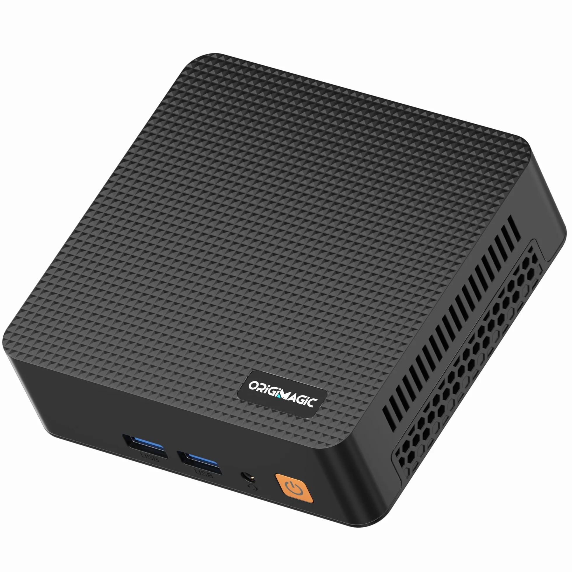 Mini PC C5 Ryzen 5 3500U 8GB RAM DDR4 256GB SSD Ordinateur de Bureau Compact Triple écran 4K 60Hz