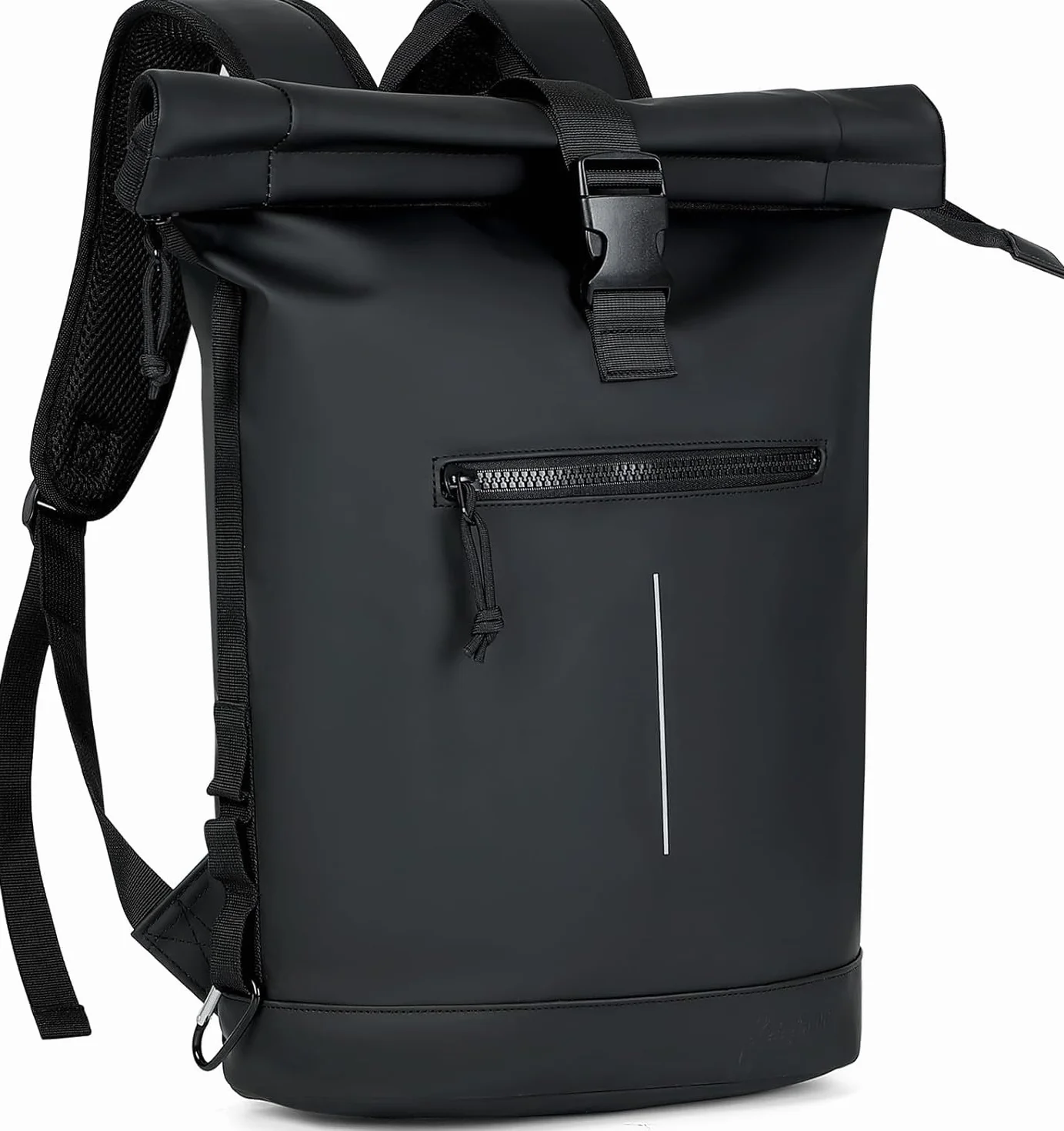 Lekeinchi Sac à Dos Étanche pour Ordinateur Portable 17 Pouces, Grand Sac à Dos Voyage Noir