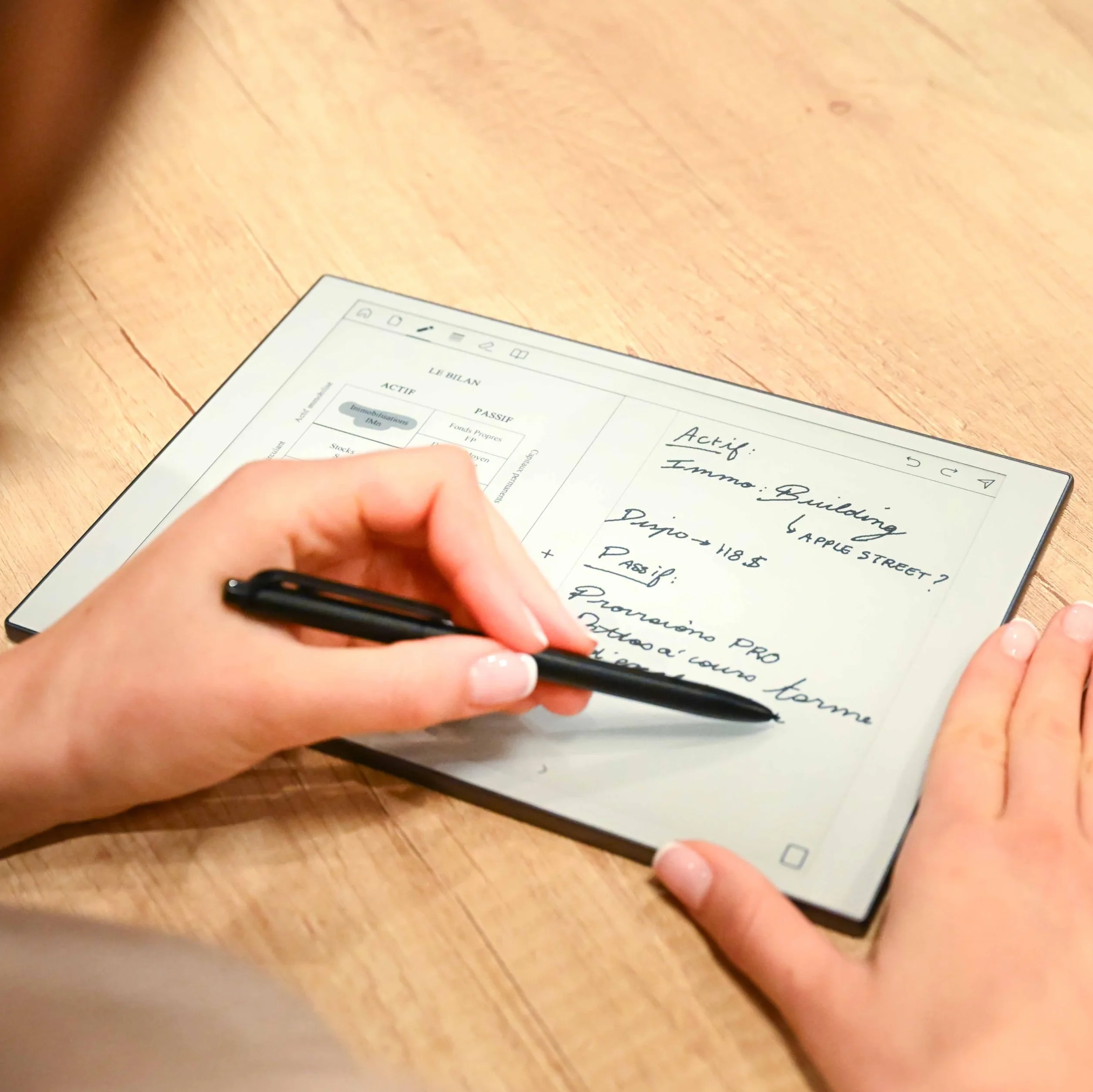 Bloc Notes Numérique Blanc Tablette Papier Eink Epaper Digital Notebook