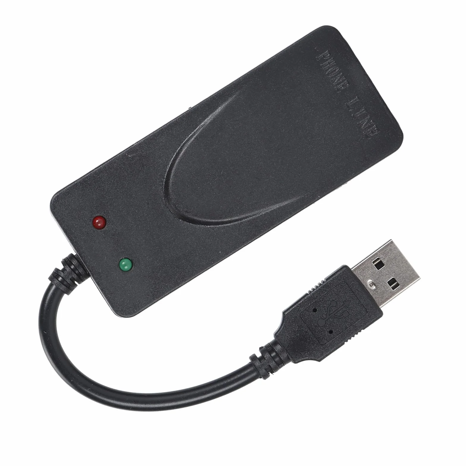 Modem USB 56K Externe avec Deux Ports RJ11 et Identification de L'appelant
