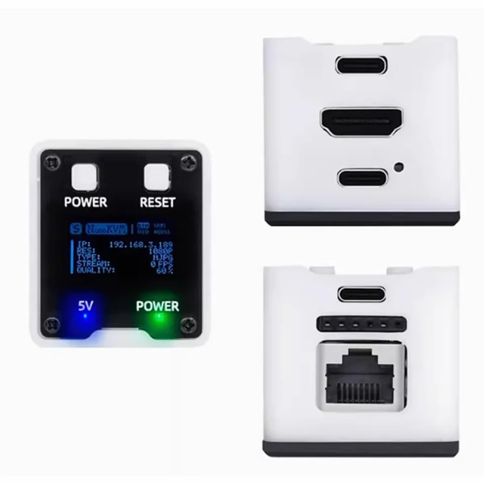Sipeed NanoKVM Mini serveur d'exploitation et de maintenance à distance 1TOPS NPU 1 GHz C906 RISC-V USB HDMI