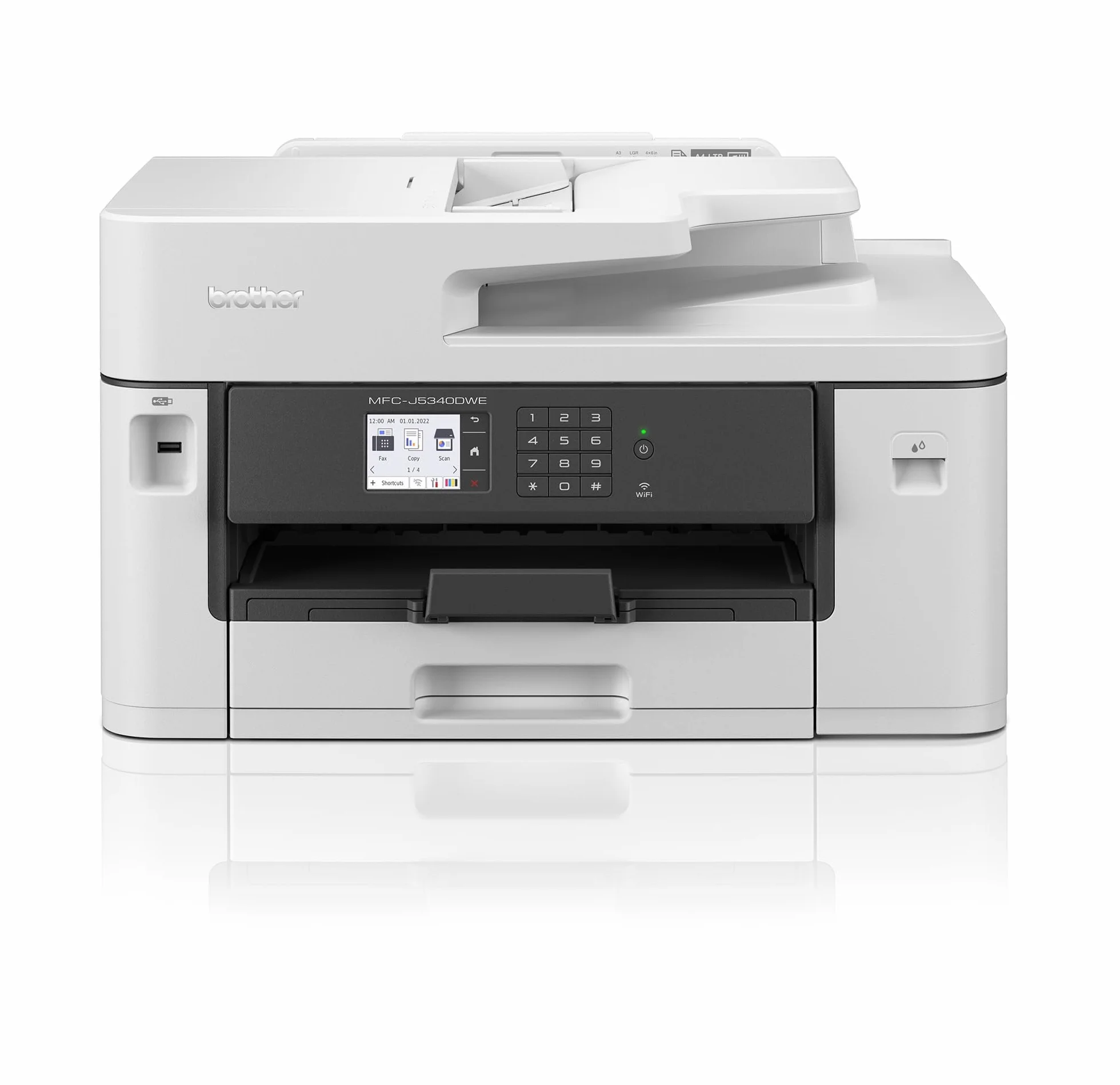 Imprimante jet d'encre couleur multifonction sans fil A4/A3 MFC-J5340DWE