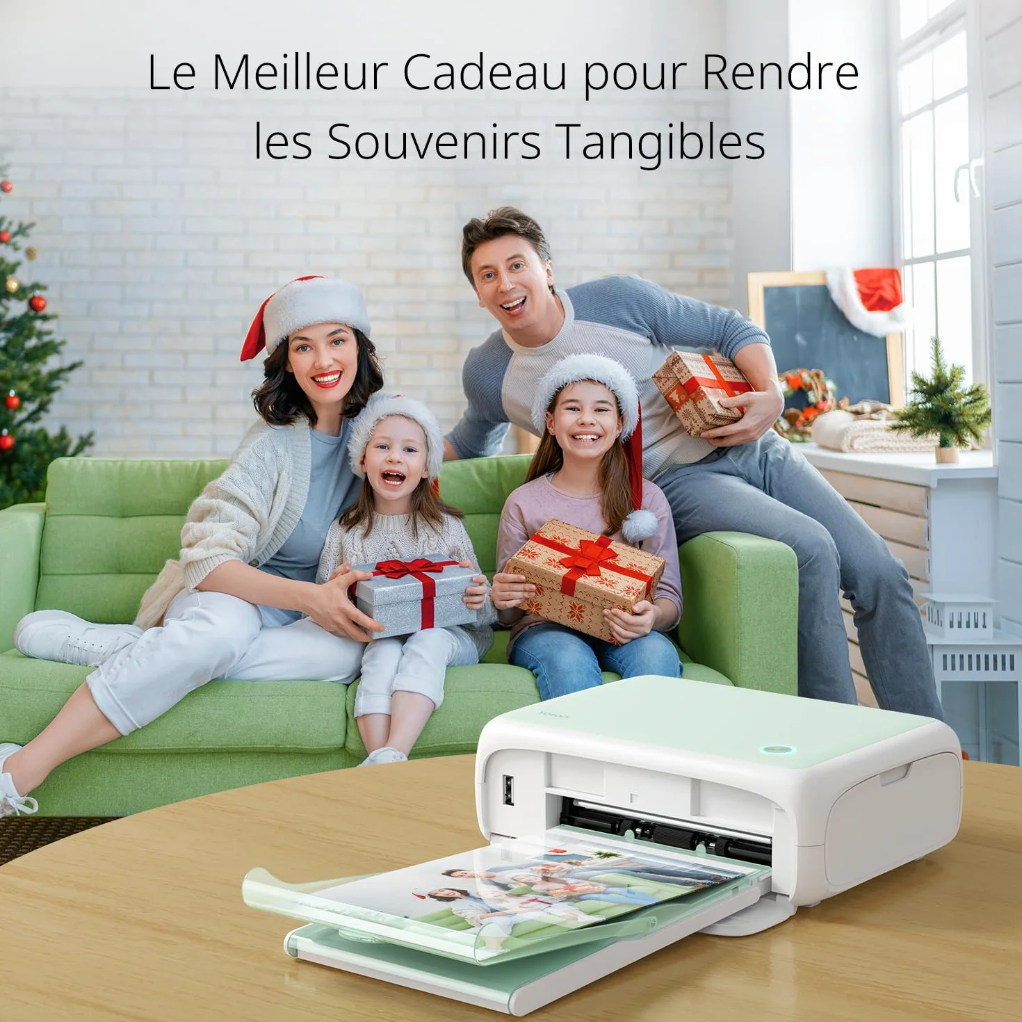 YOTON Imprimante Photo Instantané 54 Feuilles 4x6 Wi-Fi iOS Android