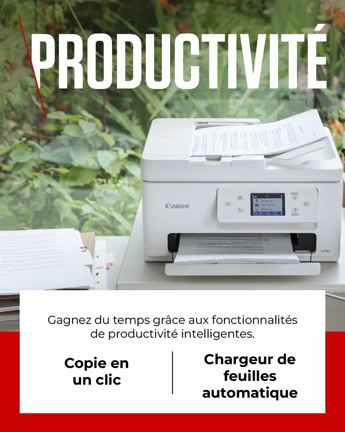 Canon PIXMA TS7750i Imprimante Tout-en-Un, Copieur, Scanner sans Fil pour Maison